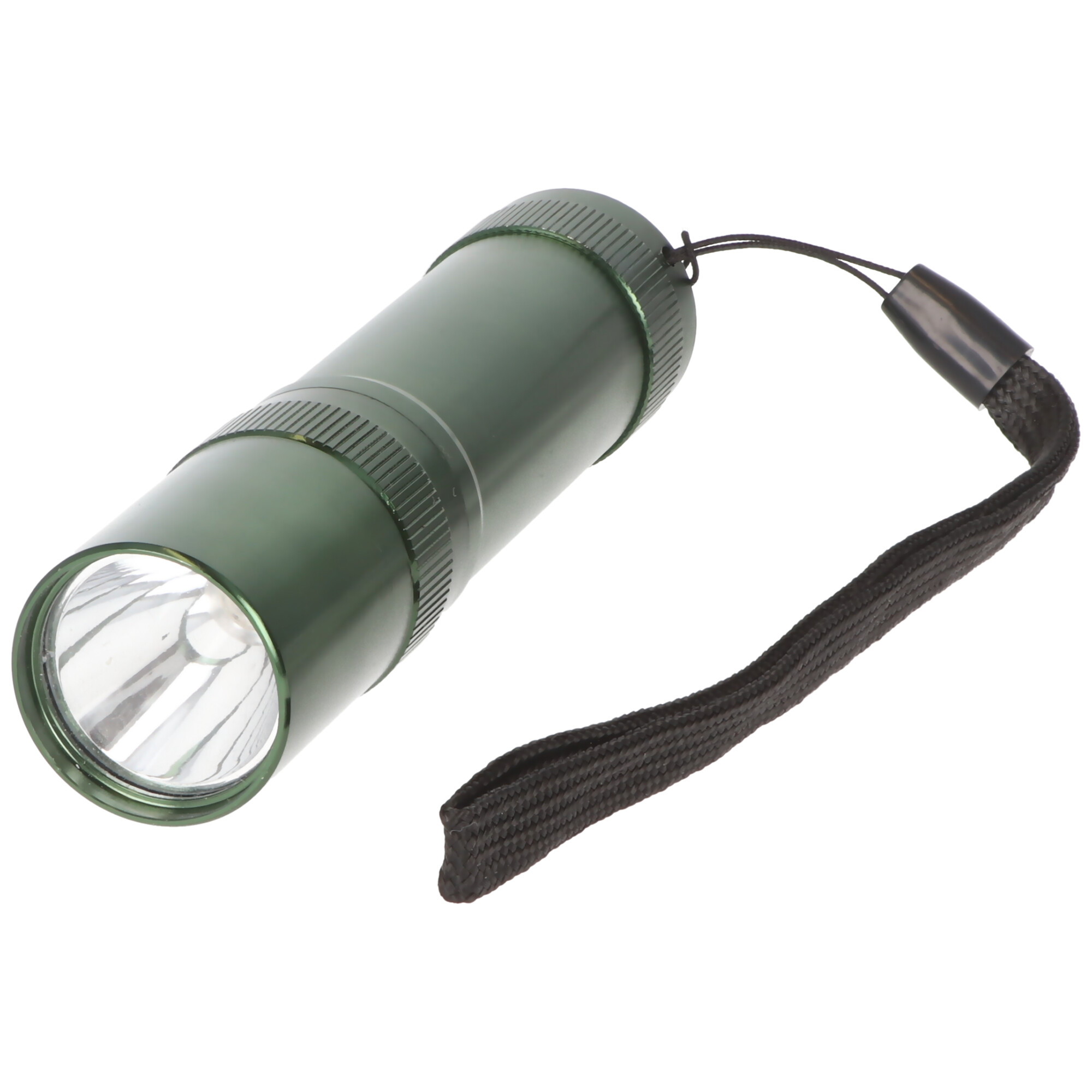 LED-Taschenlampe Basic 1 Watt LED, edles Aluminiumgehäuse, farblich sortiert, inklusive Batterien