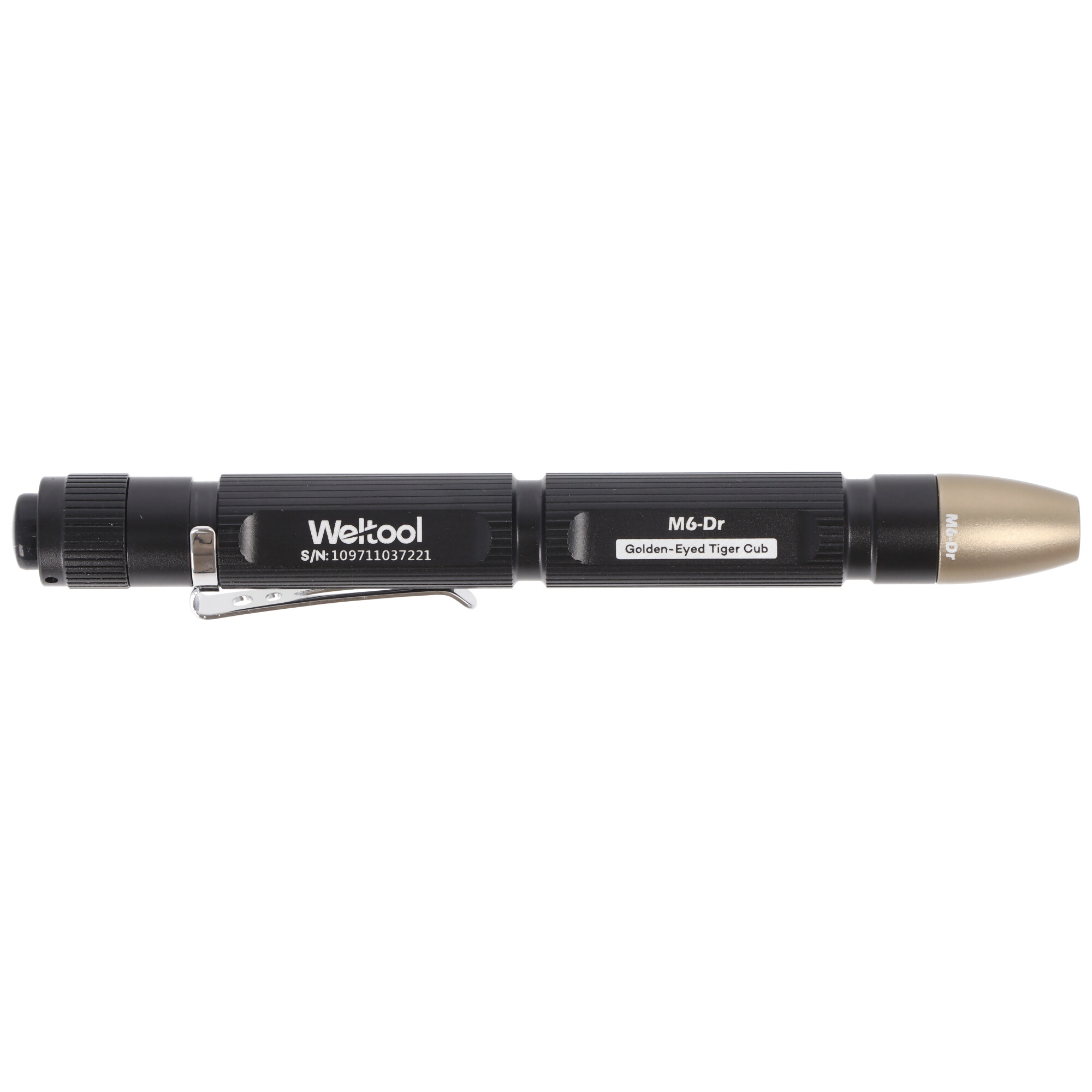 Weltool M6-DR Taschenlampe im Stiftformat, blendfreie Leuchte speziell für die Medizintechnik entwickelt, 4.5 Lumen, warmweiß