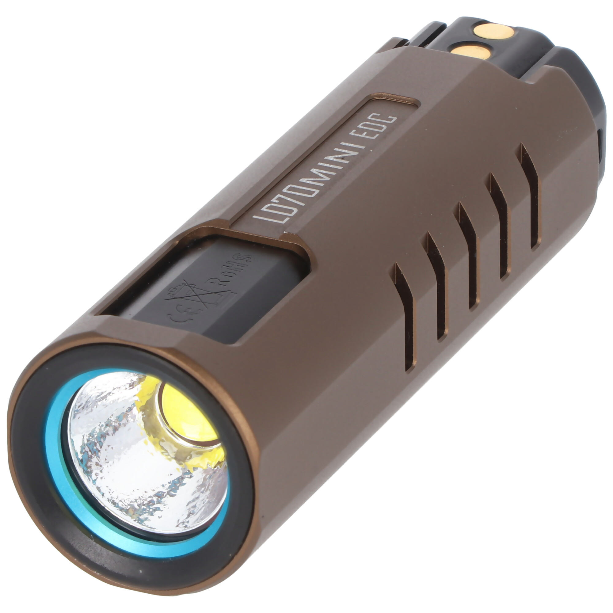 Imalent LD70 Mini EDC LED-Taschenlampe mit 4000 Lumen und eine Leuchtweite von bis zu 203 Metern.