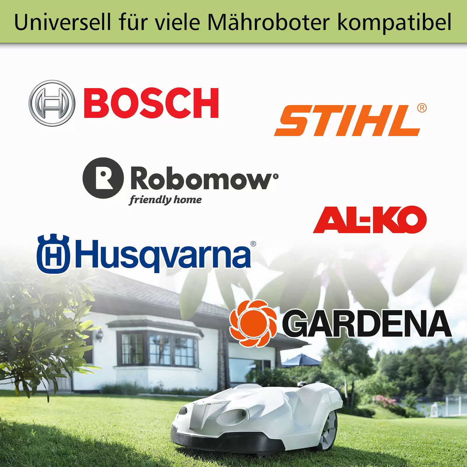 50m Begrenzungskabel kompatibel mit Mähroboter Gardena, Husqvarna Automower 3,4mm