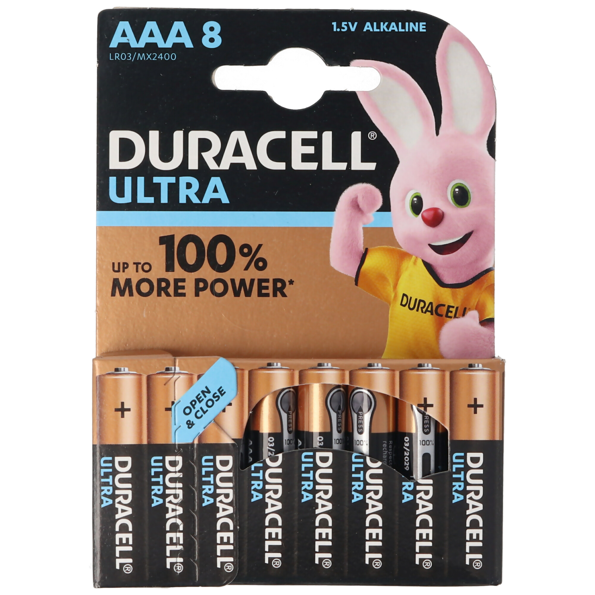 Duracell Ultra Power MX2400 Micro AAA 8er Pack LR03