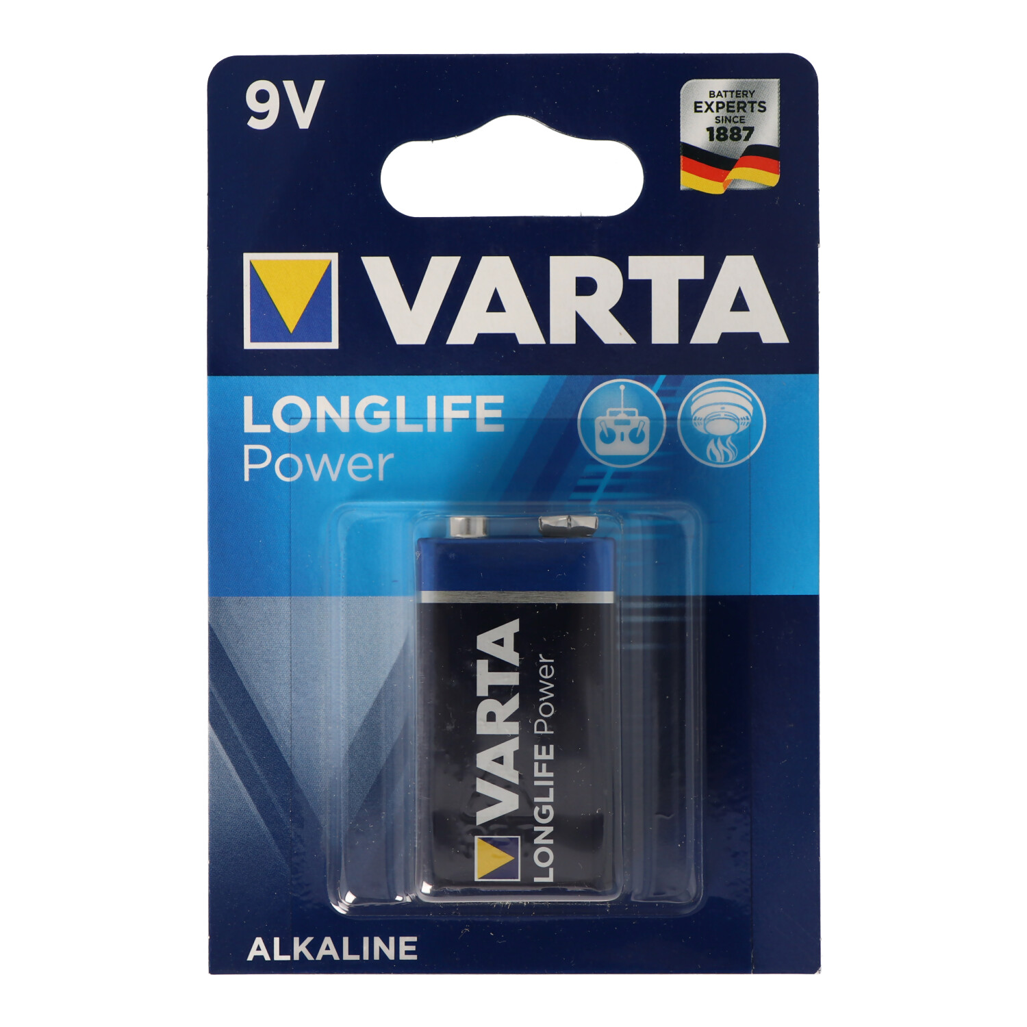 Varta Longlife Power (ehem. High Energy) 9V E-Block 4922 Batterie 1-er Blister