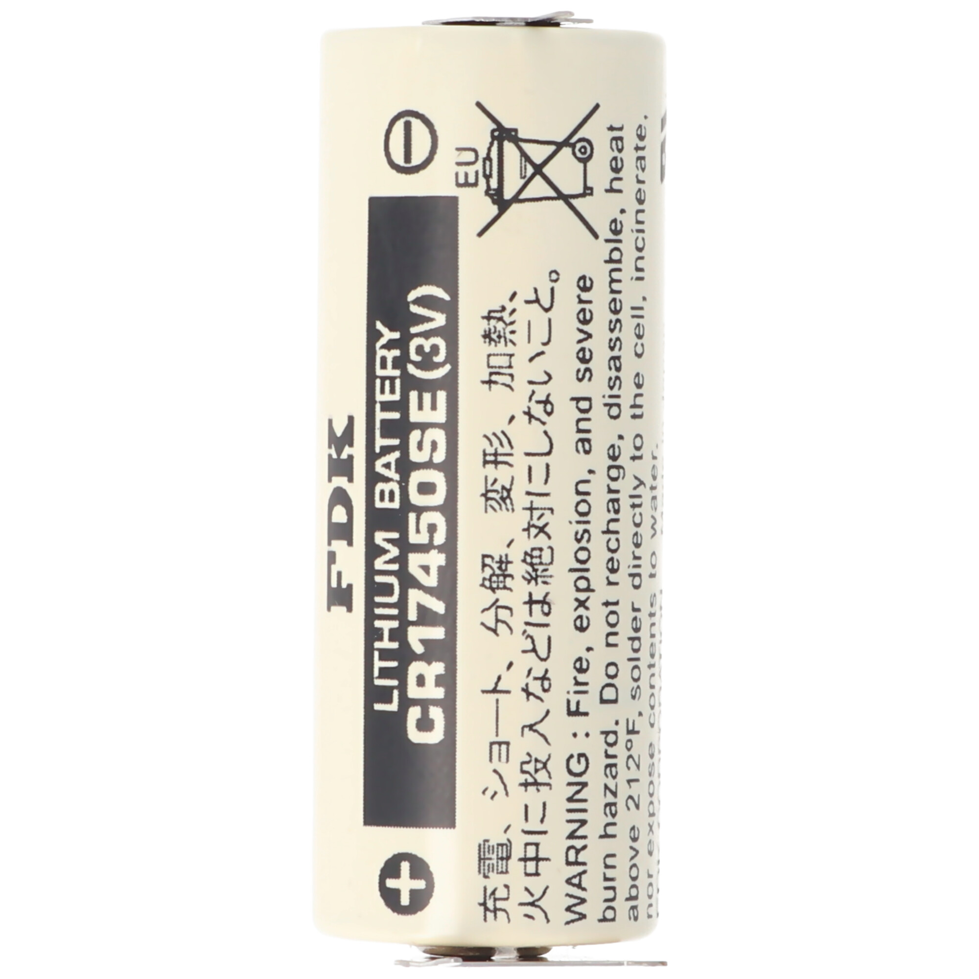 Sanyo Lithium Batterie CR17450SE Size A, 3er Print Lötfahnen