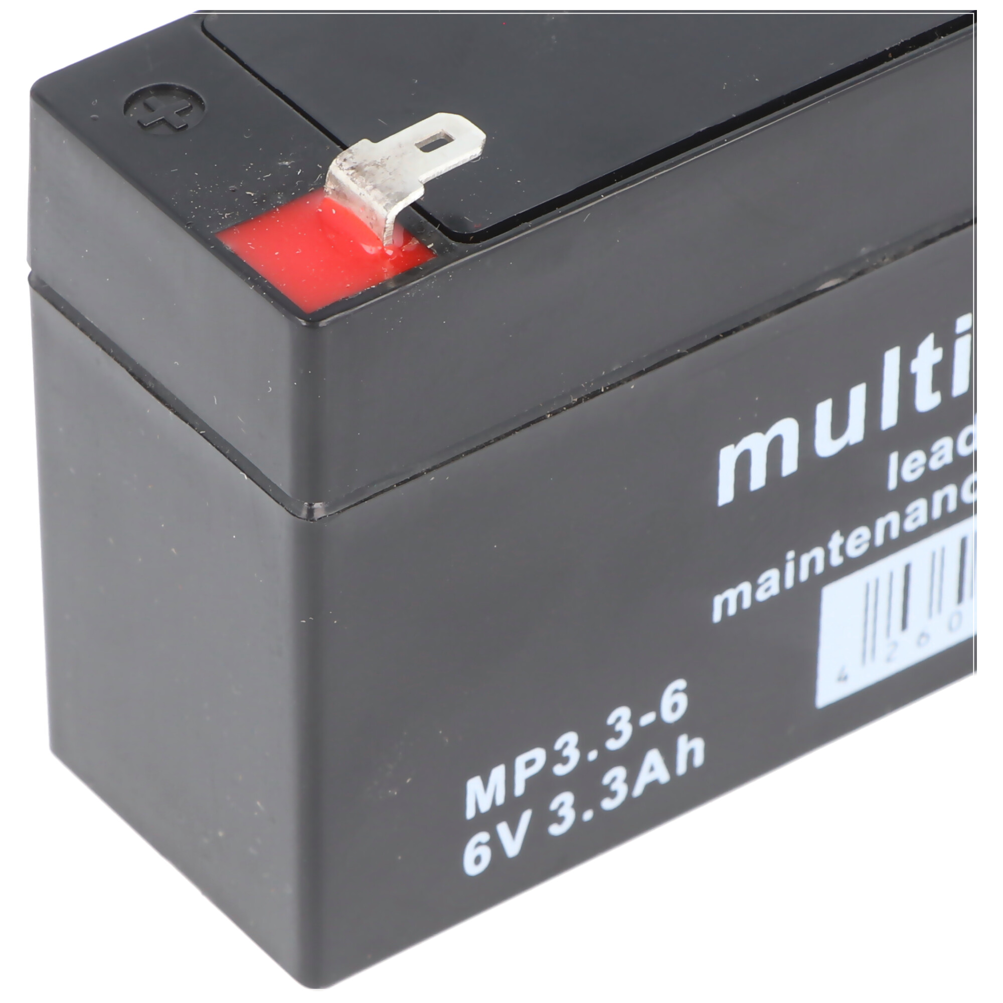 Multipower Blei-Akku MP3.3-6 mit Faston Kontakt 4,8mm