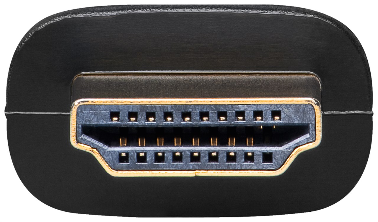 Goobay HDMI™/DVI-D-Adapter, vergoldet - HDMI™-Stecker (Typ A) > DVI-D-Buchse Dual-Link (24+1 pin)