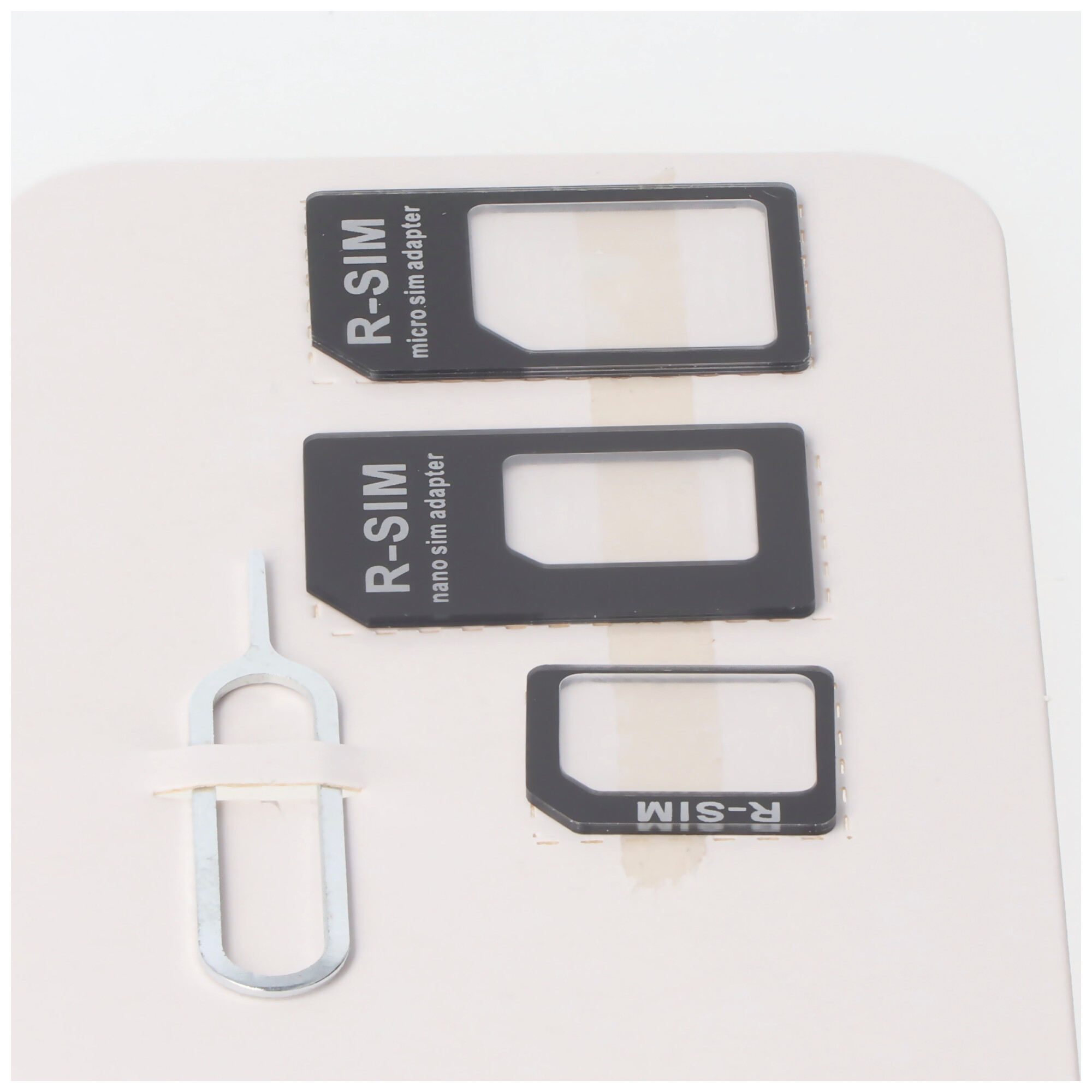 SIM-Kartenadapter 4in1, Adapter Micro-SIM auf SIM, Nano-SIM auf SIM, Nano-SIM auf Micro-SIM