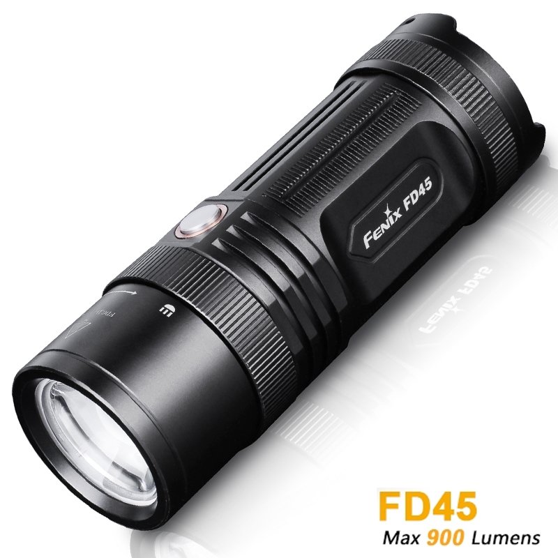 Fenix FD45 Cree XP-L HI neutral white LED Taschenlampe, 900 Lumen, fokussierbar mit Fokus