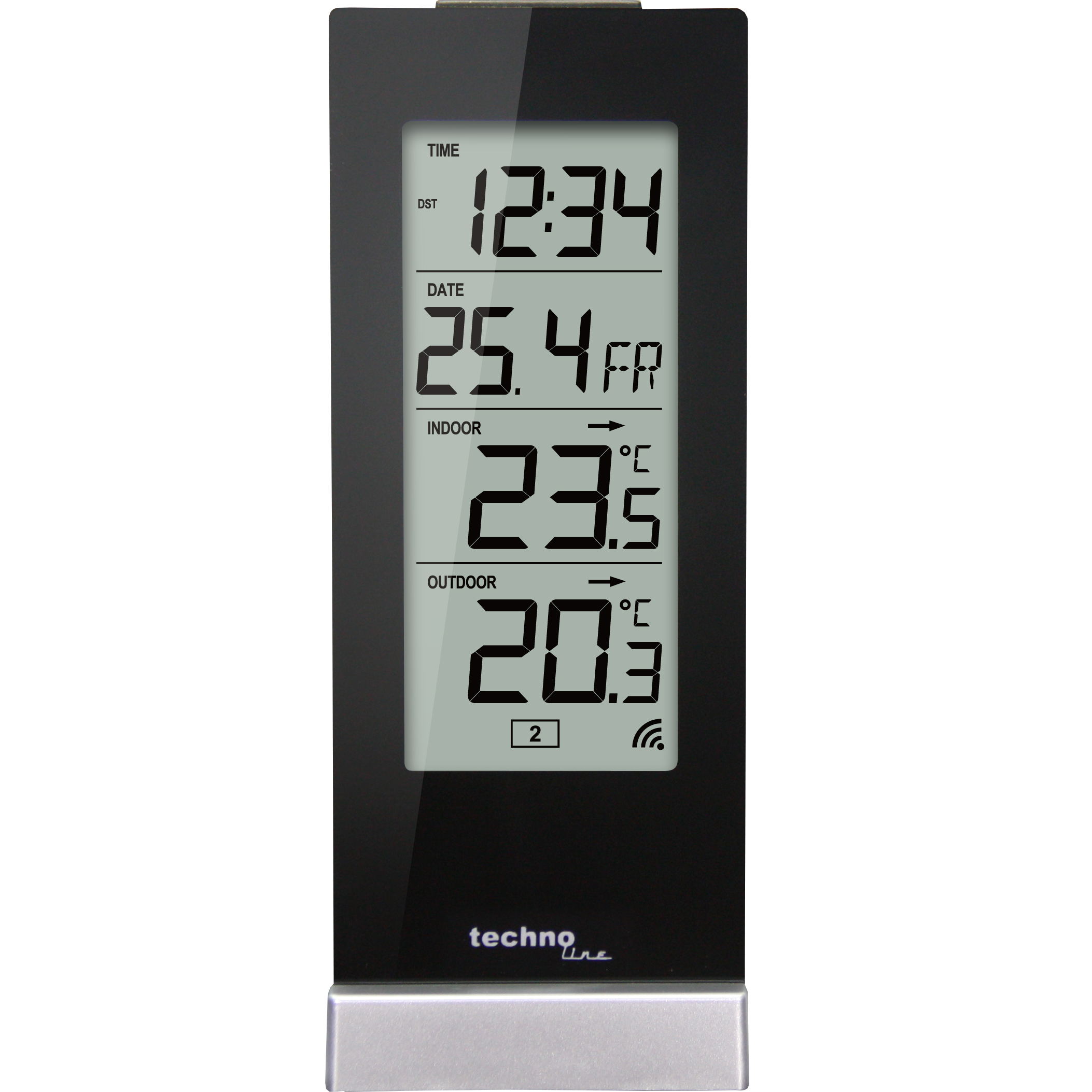 WS 9767 - moderne Wetterstation mit Temperaturtendenzanzeige