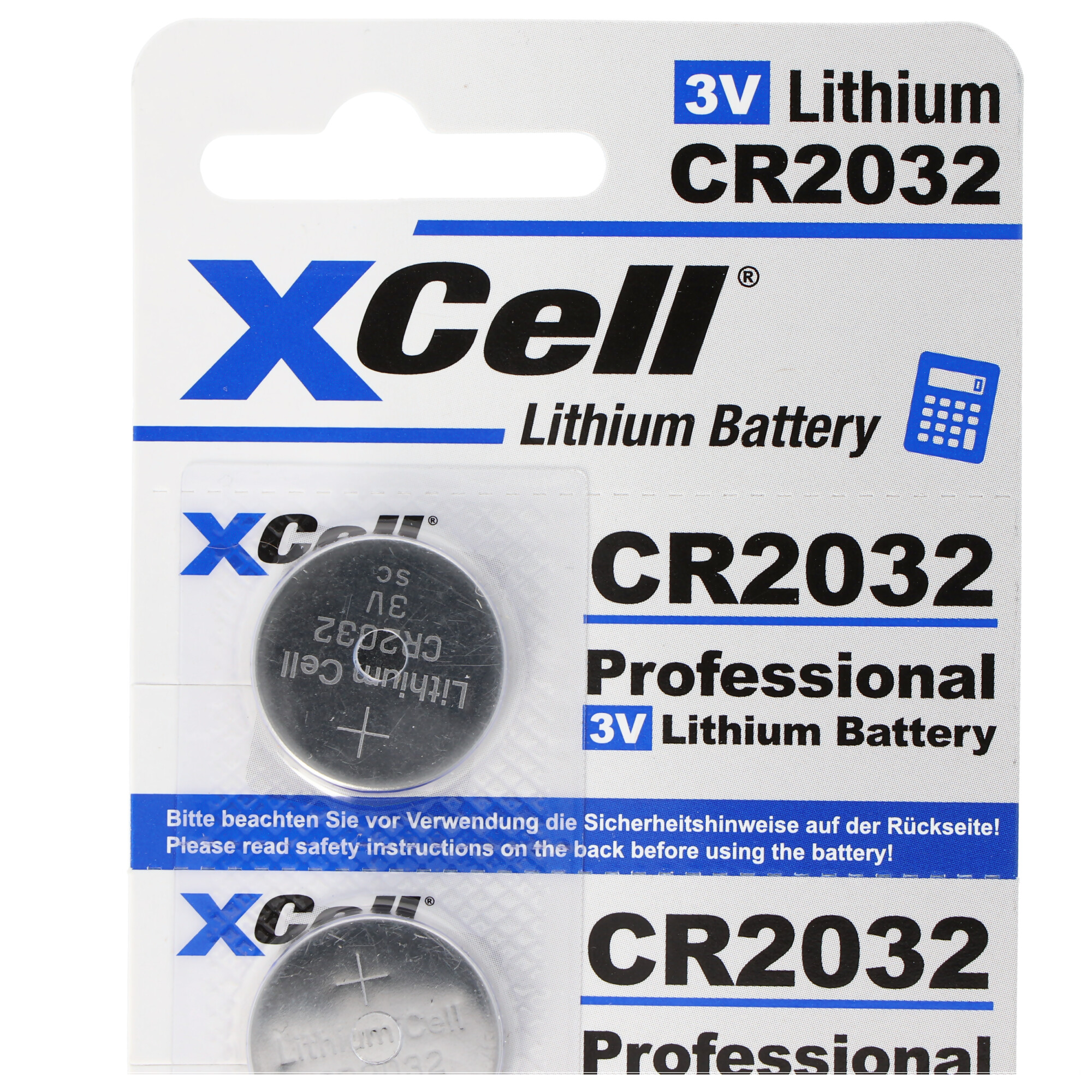 5er-Sparset CR2032 Lithium Batterie 3V, CR2032 Batterien im praktischen 5er Set