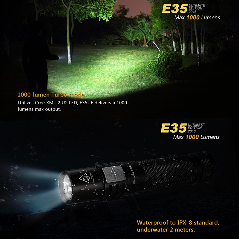 Fenix E35UE 2016 Cree XM-L2 U2 LED Taschenlampe