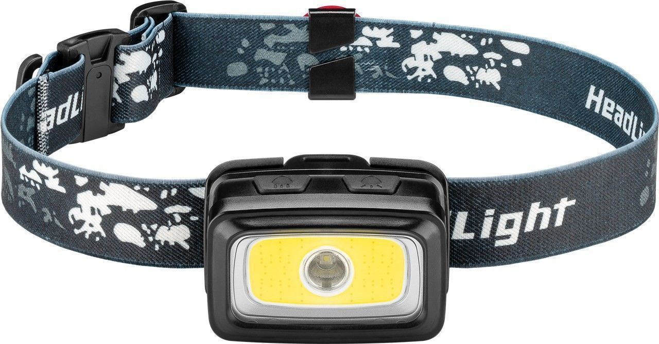 Goobay LED-Stirnlampe High Bright 240 - ideal für Freizeit, Sport, Camping, Angeln, Jagd und Pannenhilfe