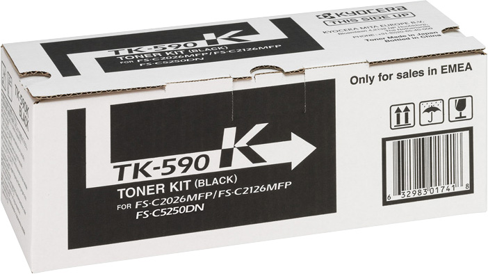 Kyocera Lasertoner TK-590K schwarz 7.000 Seiten