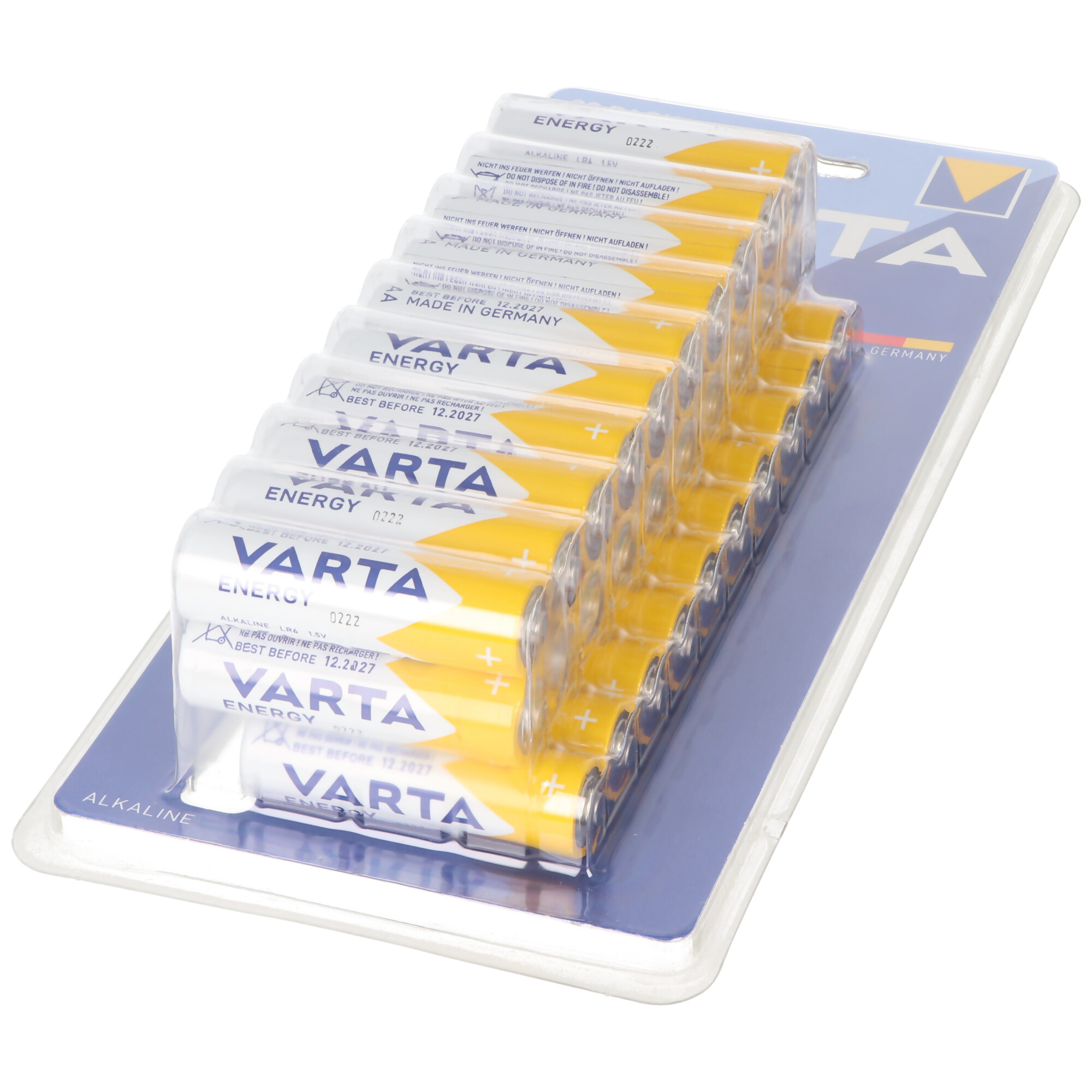 Varta Energy Batterie Alkaline, Mignon, AA, LR06, 1.5V 30er Pack