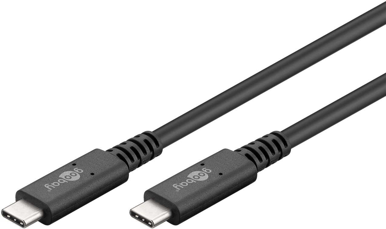 Goobay USB-C™-Kabel USB4™ Generation 3x2, 0,8 m - USB-C™-Stecker > USB-C™-Stecker