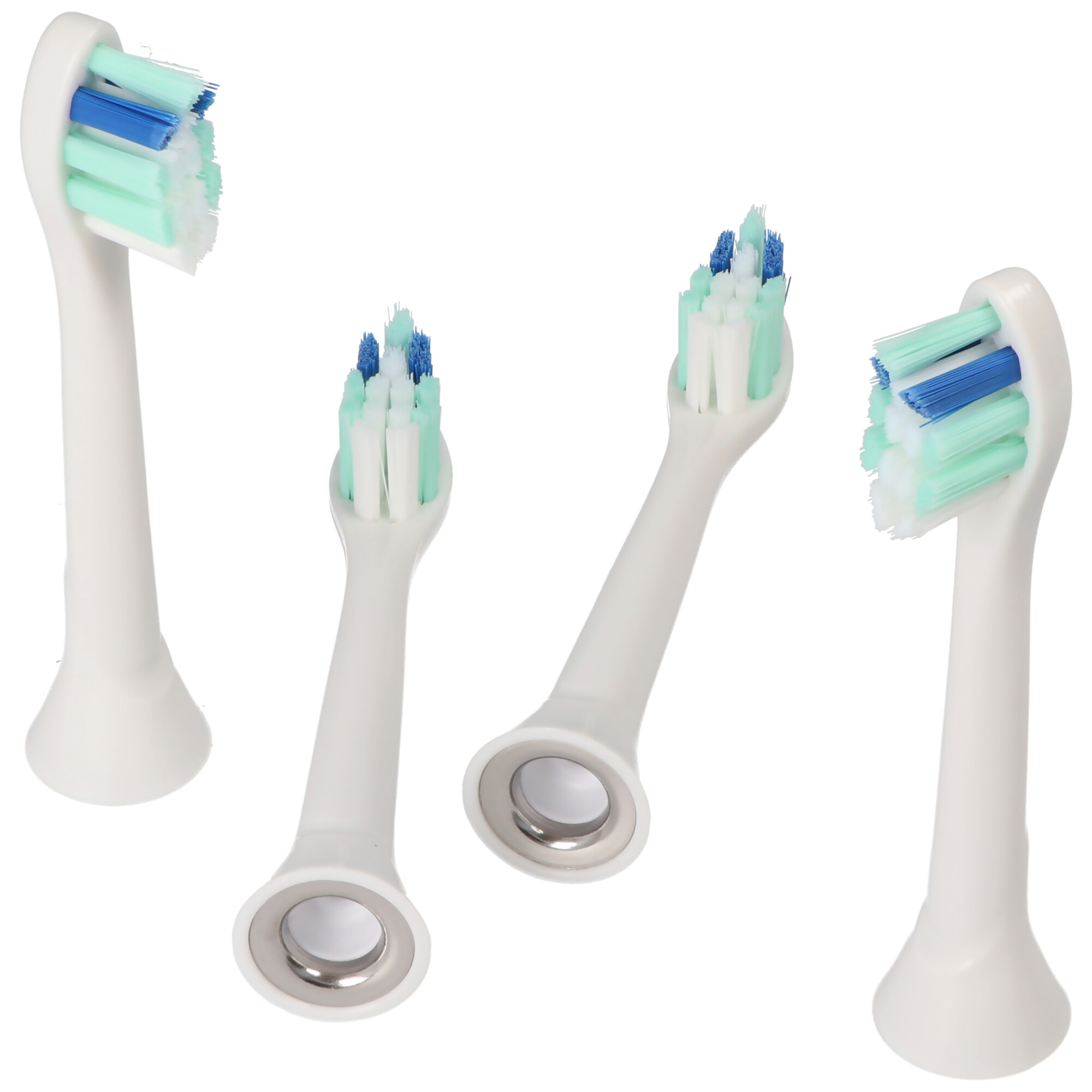 4 Stück Gum Care Cleaning Brush Ersatz-Zahnbürstenkopf für elektrische Zahnbürsten von Philips, passend z.B. für Philips HX3 HX6 HX8 HX9 Serie