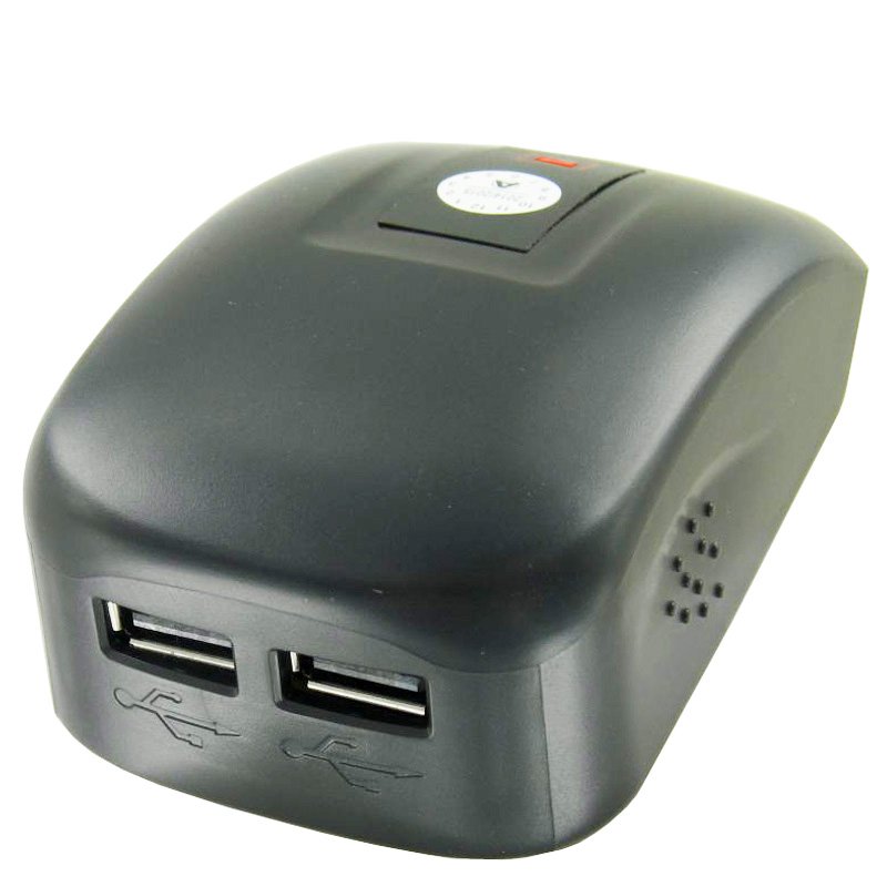 SILA USB-Powertool-Adapter 2fach passend für Dewalt DCB120, DCB121