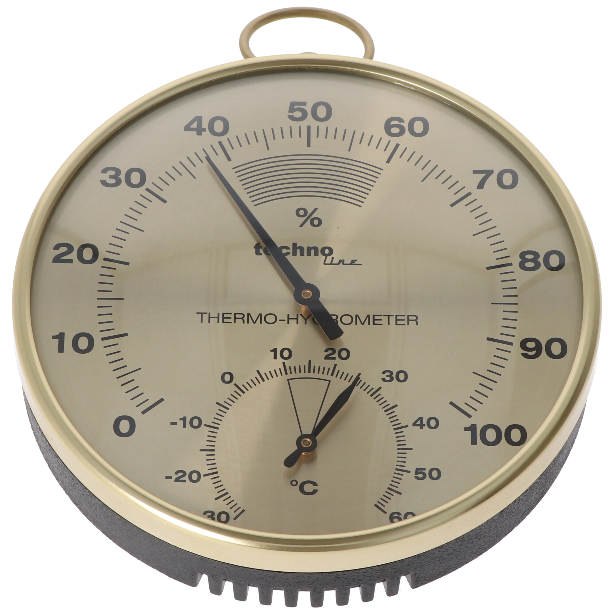 Technoline WA 3055 - edles Thermo-HygroMeter im Messing Design