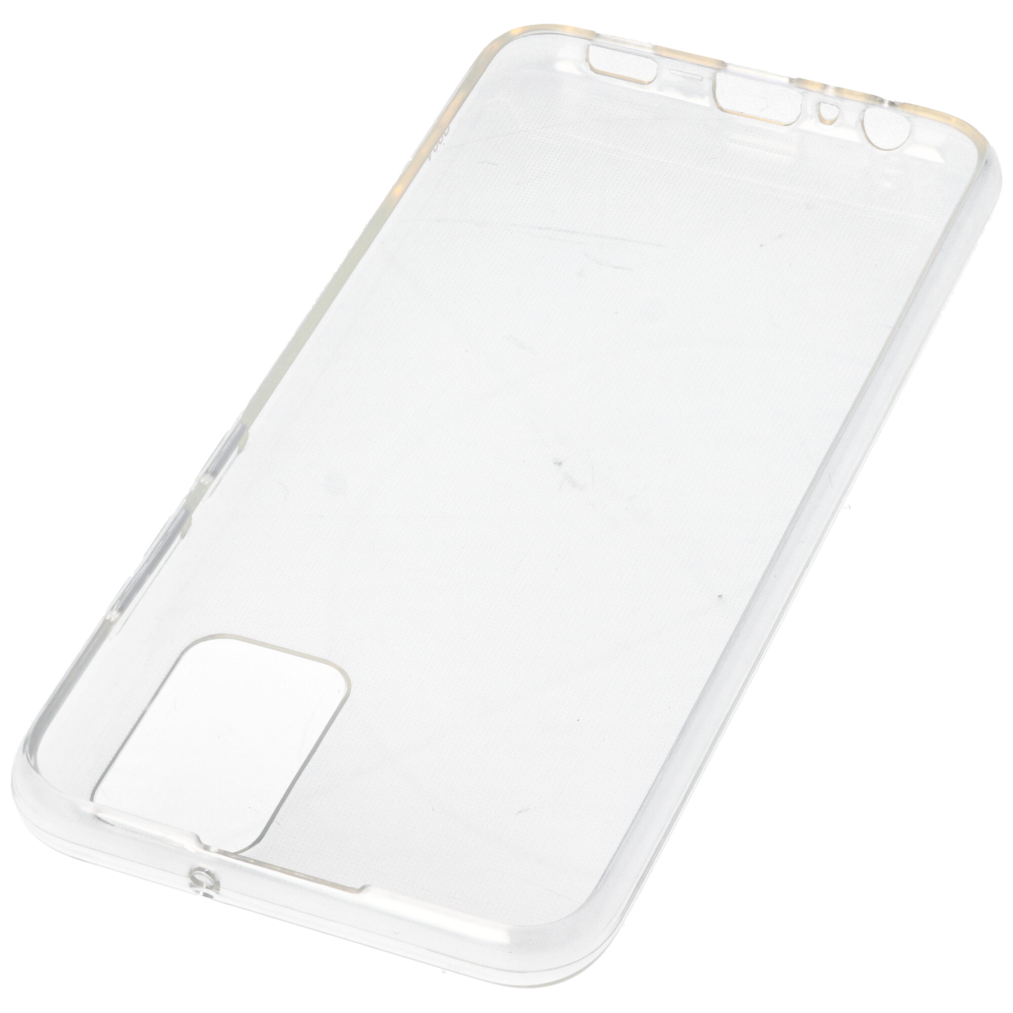 Hülle passend für Samsung Galaxy A02 S - transparente Schutzhülle, Anti-Gelb Luftkissen Fallschutz Silikon Handyhülle robustes TPU Case