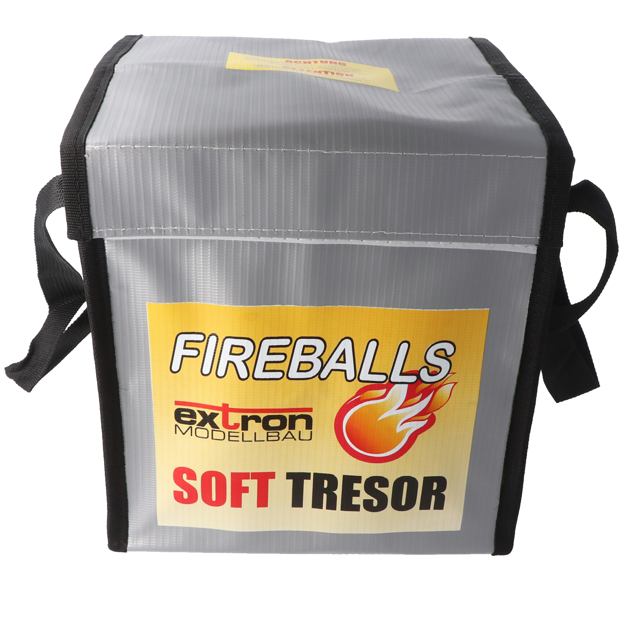 Fireballs Feuerlöschgranulat Tresor Bundle für Lithium Akkus, Brandschutz, Löschmittel 3x1 Liter inkl. Soft-Tresor