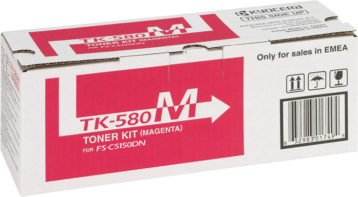 Kyocera Lasertoner TK-580M magenta 2.800 Seiten