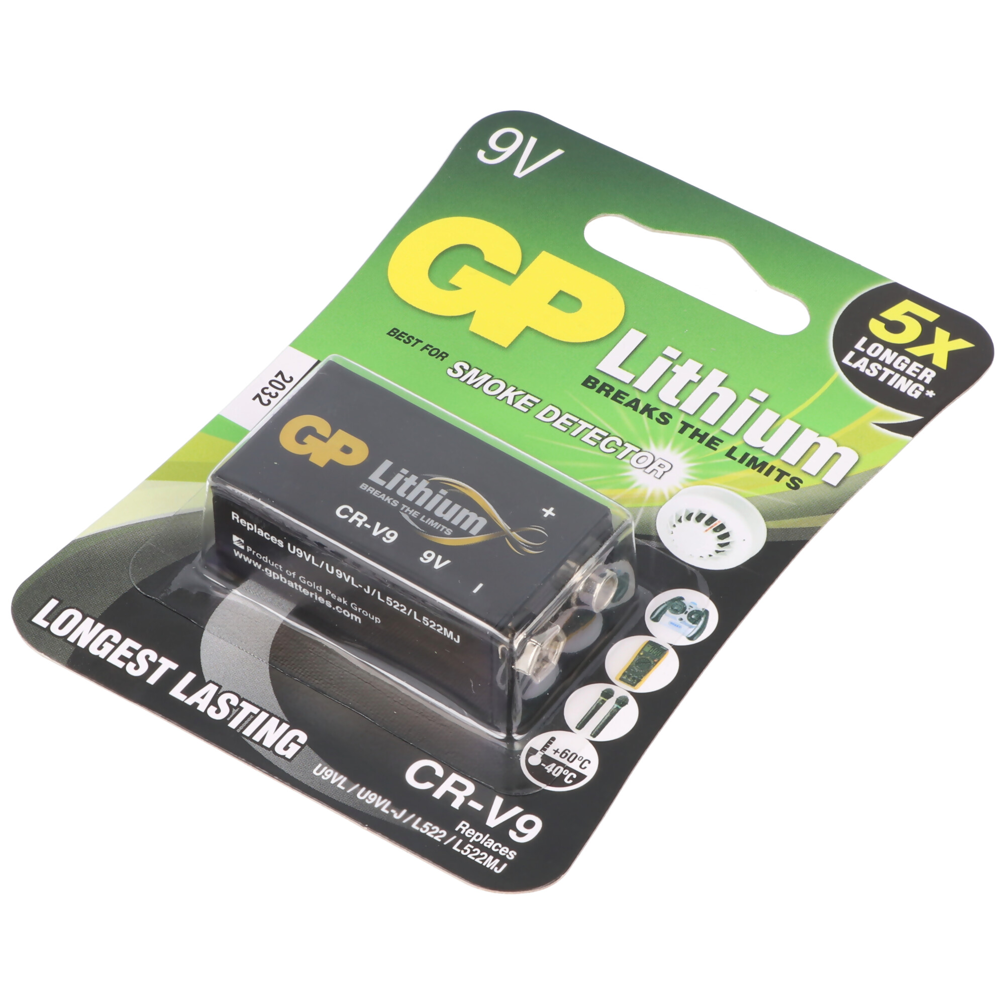 9V Batterie GP Lithium 1 Stück