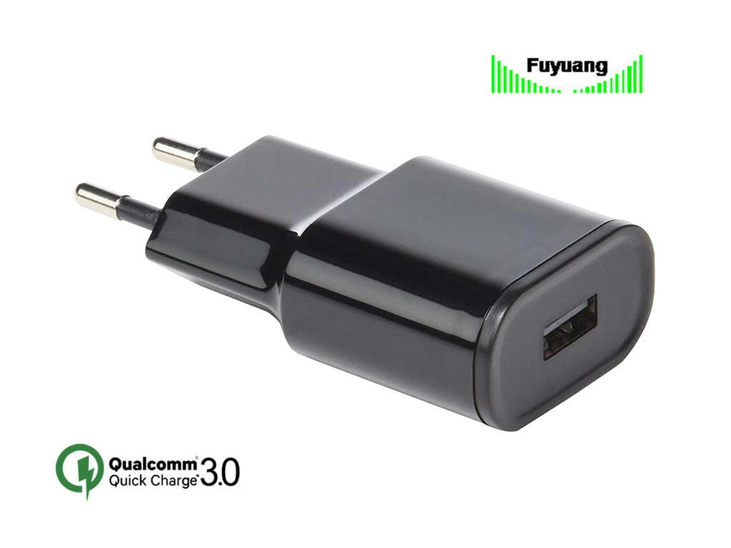 USB-Netzteil QC3.0 3A/2A/1,5A FLYPOWER EP-18WQC3 Quick Charge