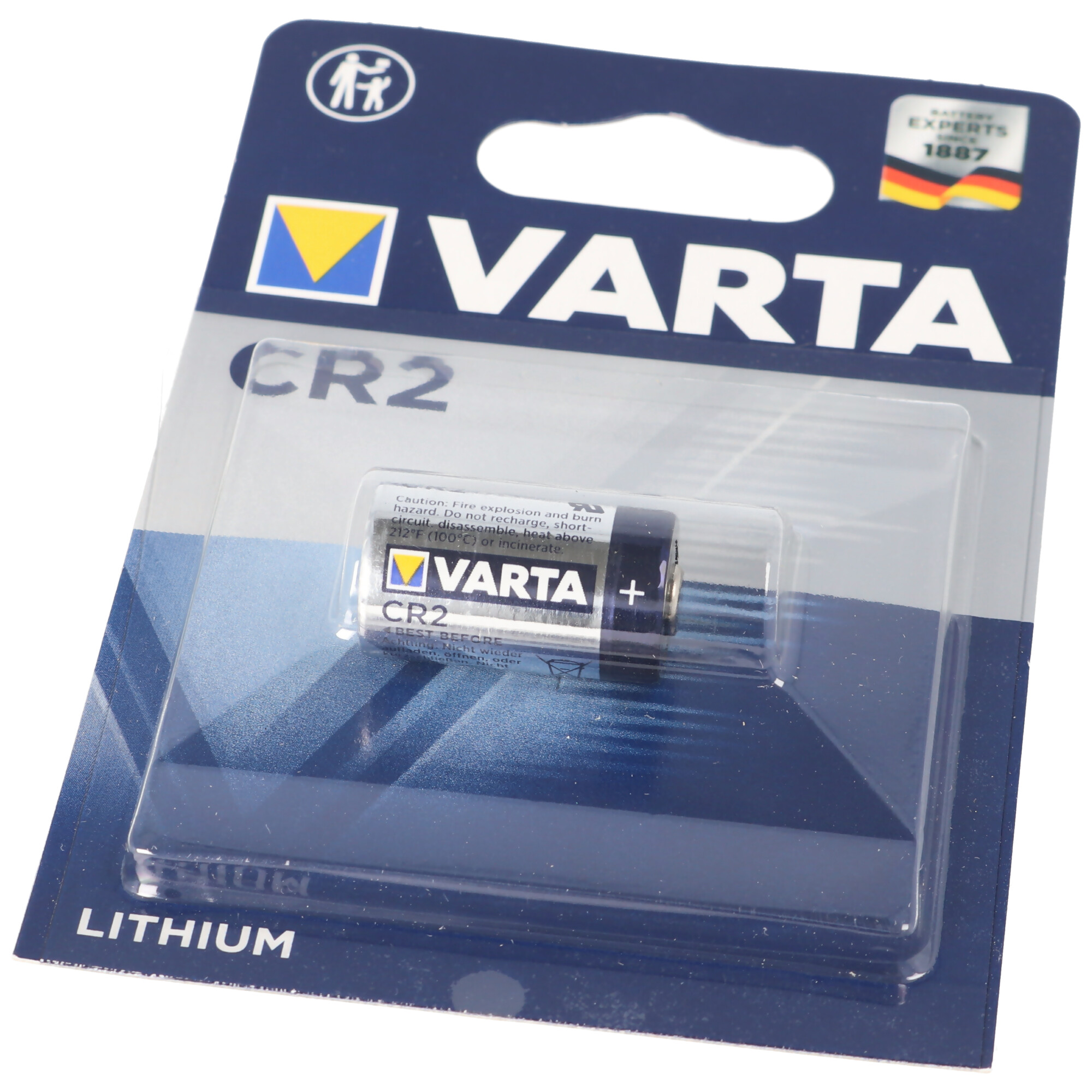 Varta Fotobatterie Professional CR2 Lithium für Elektronische Schließzylinder Türschlösser Lock