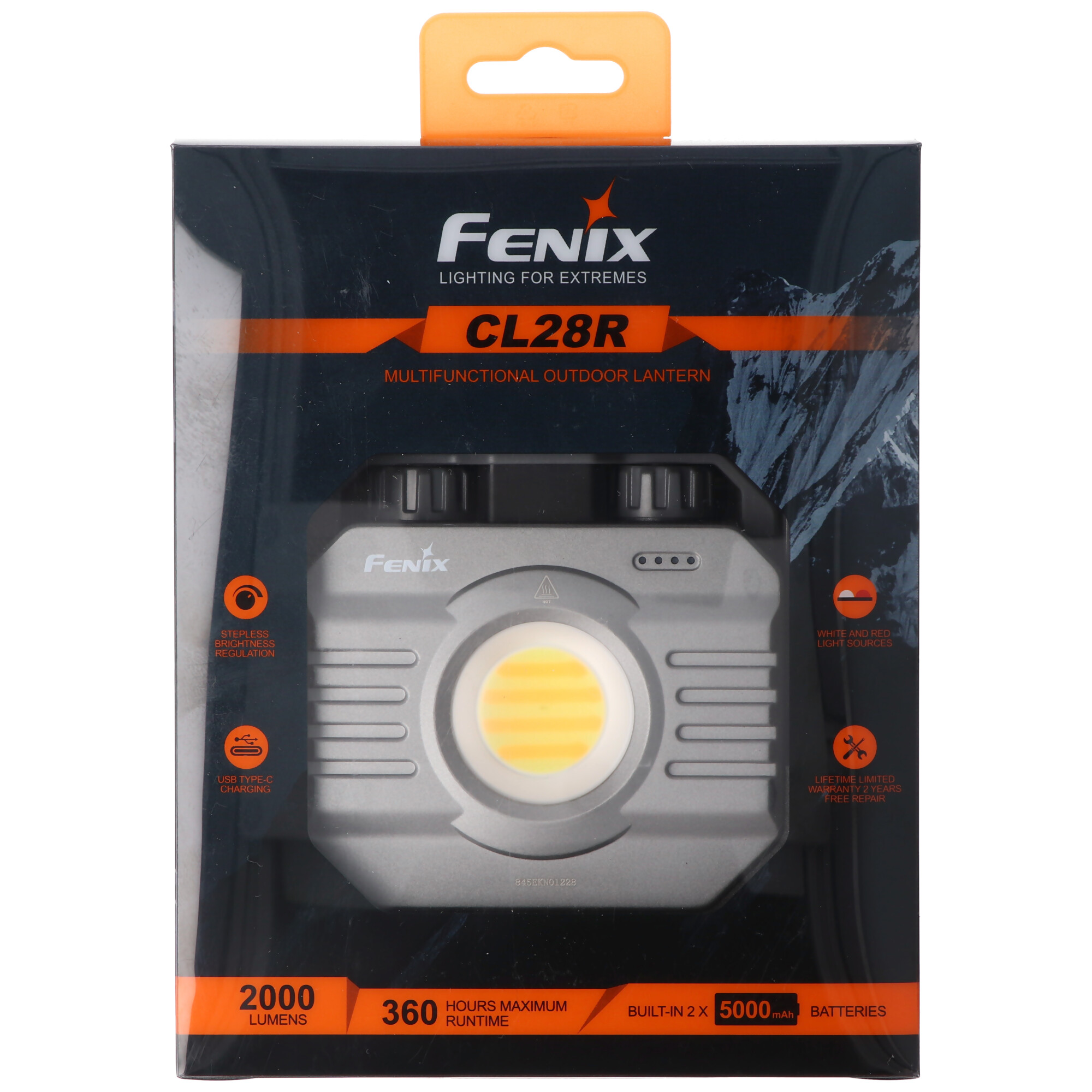 Fenix CL28R LED Industrie- und Campingleuchte mit USB Anschluss, 2000 Lumen, mit Powerbank-Funktion