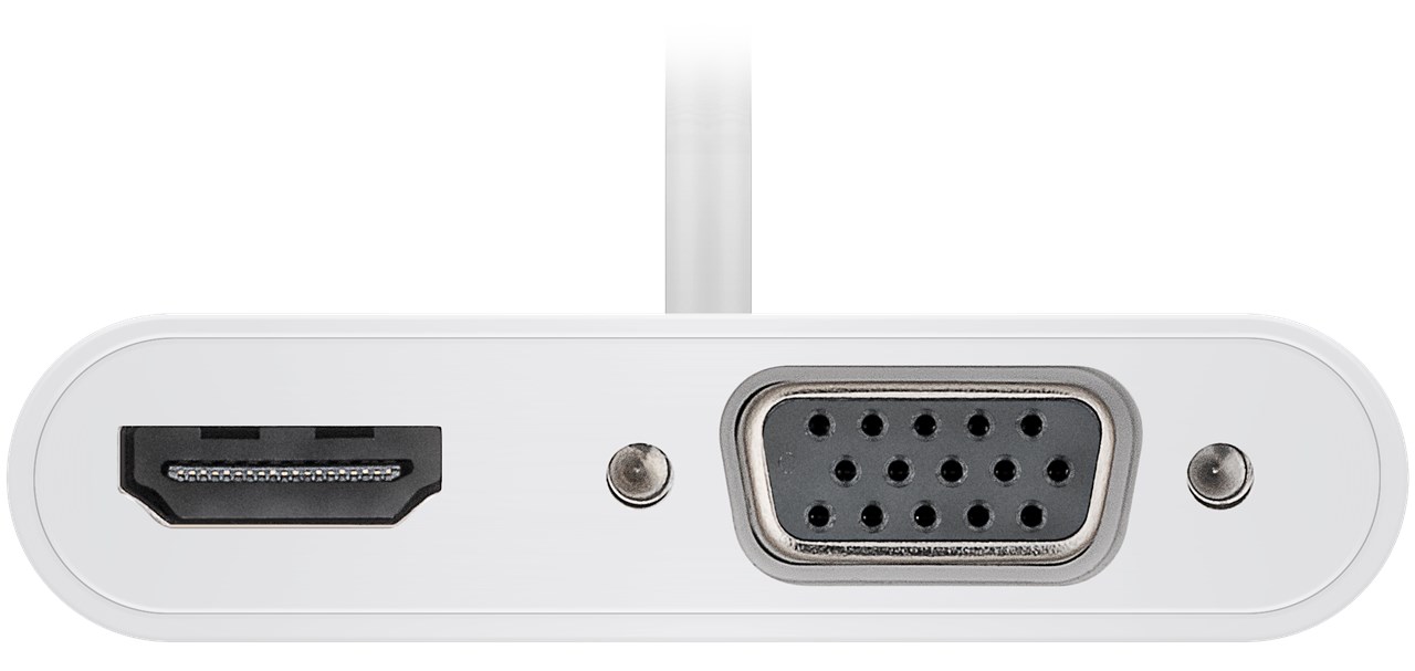 Goobay USB-C™ Multiport-Adapter HDMI™+VGA - erweitert ein USB-C™-Gerät um einen HDMI™- und einen VGA-Anschluss