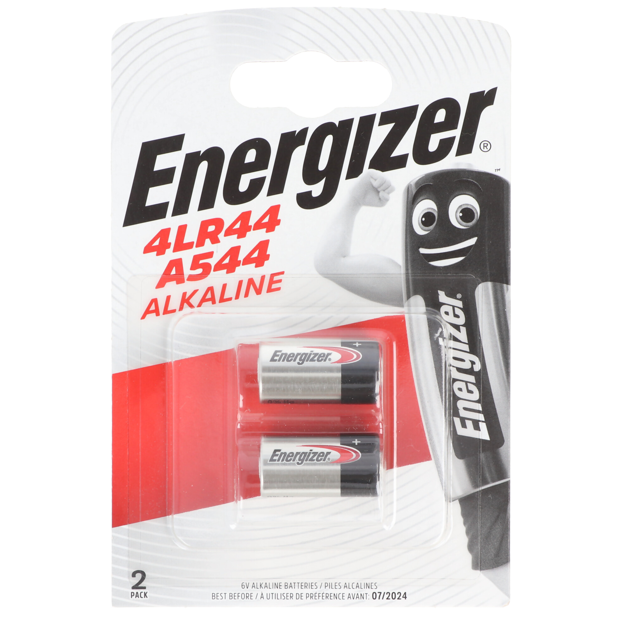 Energizer A544 Alkaline Spezial-Batterie 4LR44 Alkali-Mangan 6V 178mAh 2 Stück