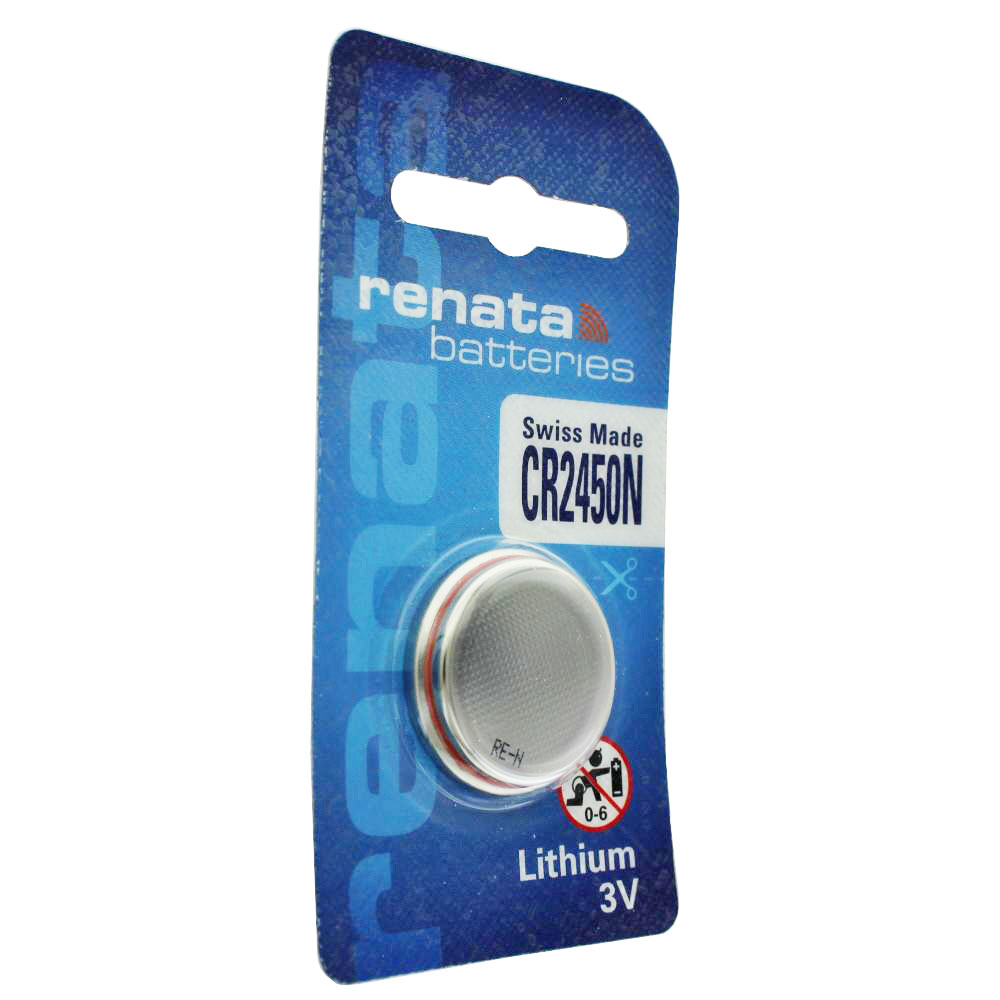 Renata CR2450N Lithium Batterie, Abmessungen 24 x 5mm