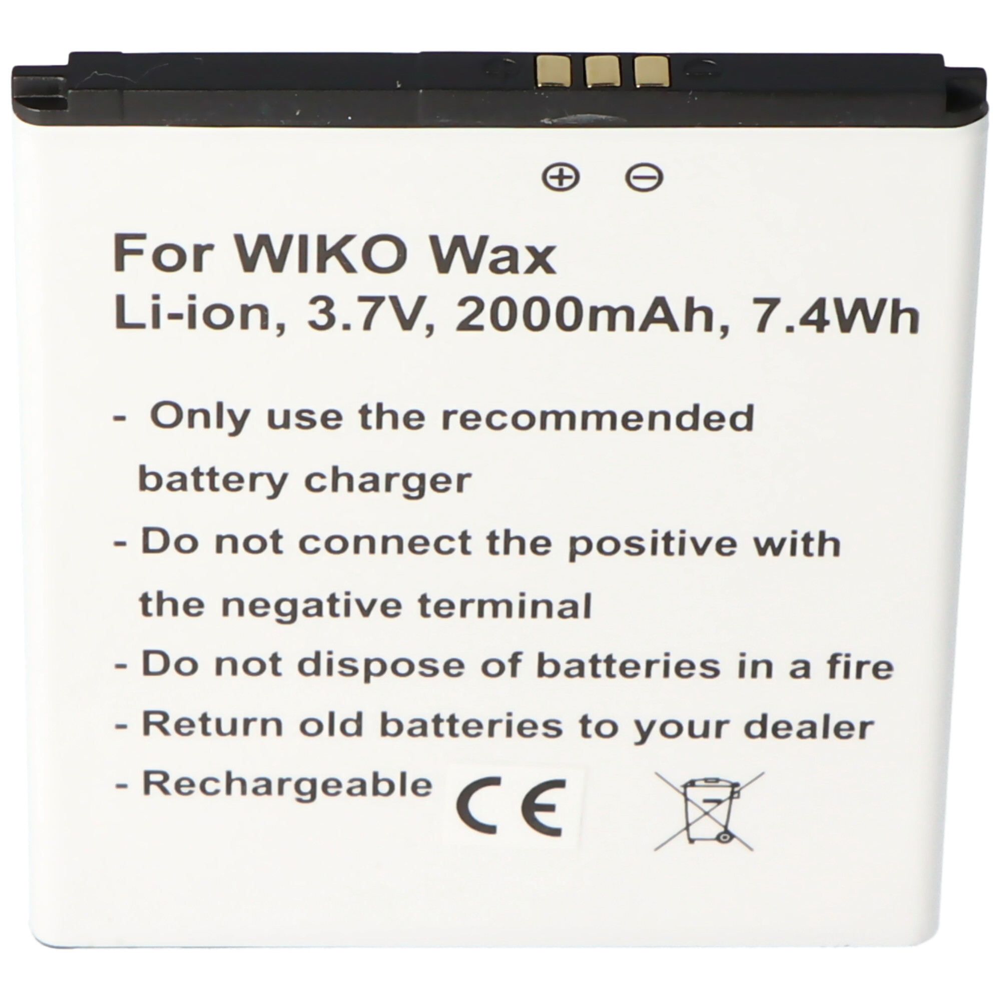 Hochwertiger Nachbau Akku passend für Ihren Wiko Max, Wiko WAX Akku L5503AE