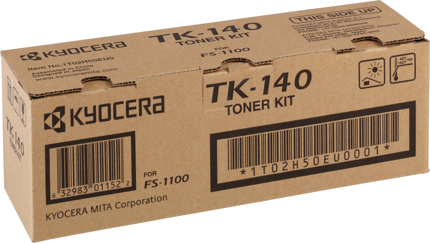 Kyocera Lasertoner TK-140 schwarz 4.000 Seiten