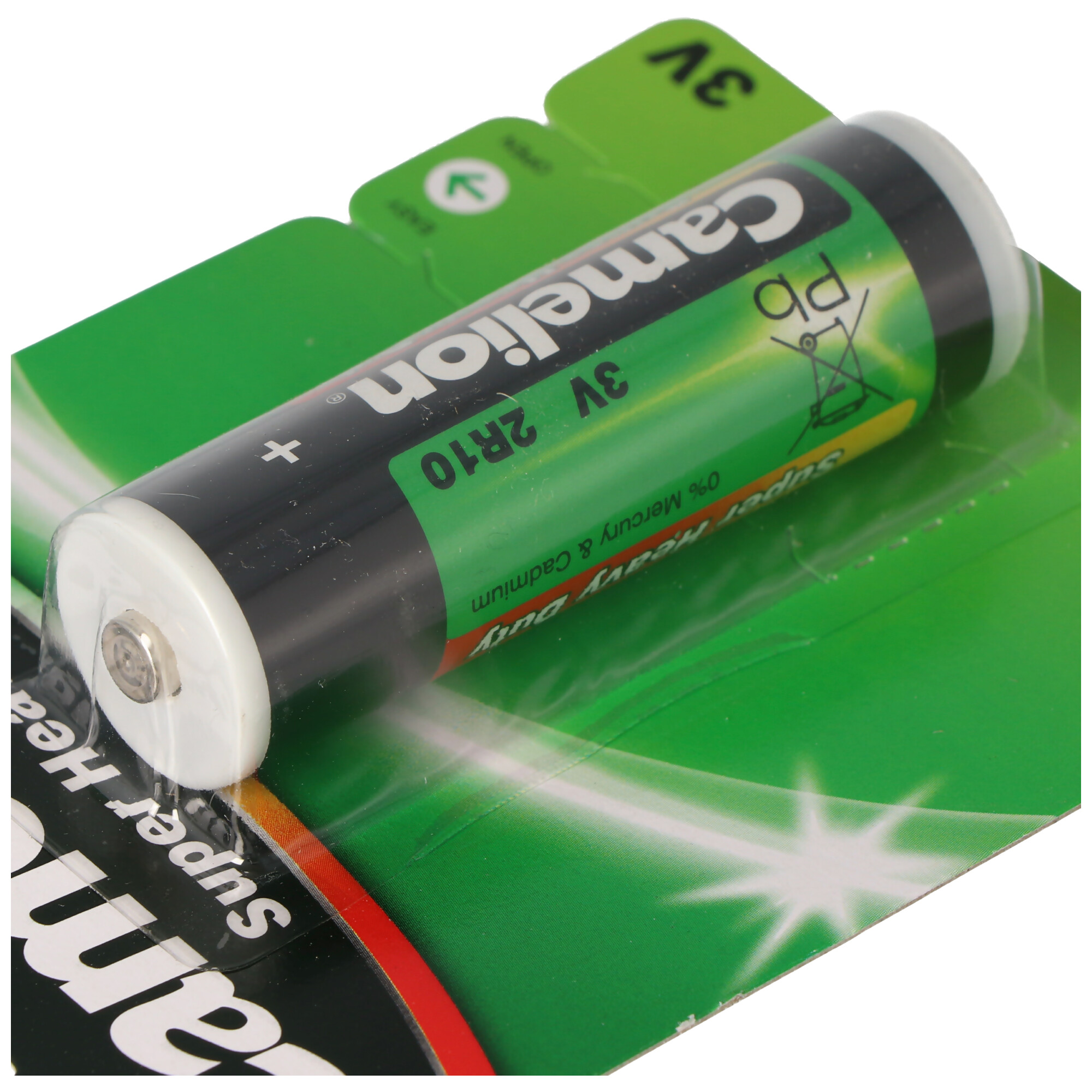 Batterie 2R10 Duplex Stab-Batterie, 2R10R, 3010, 2010, 3,0 Volt 73x21mm max. 600mAh, letzte Produktion 6 2019