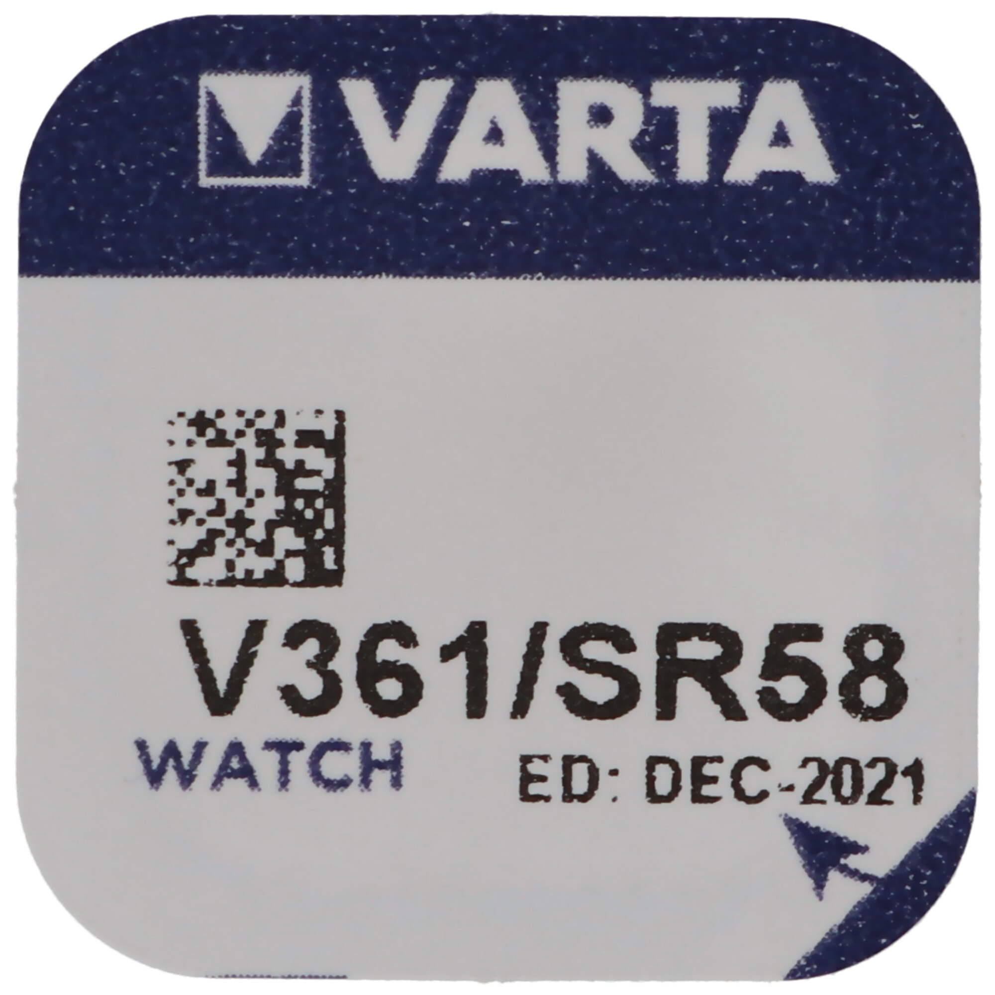 362, Varta V362, SR58, SR721SW Knopfzelle für Uhren etc.