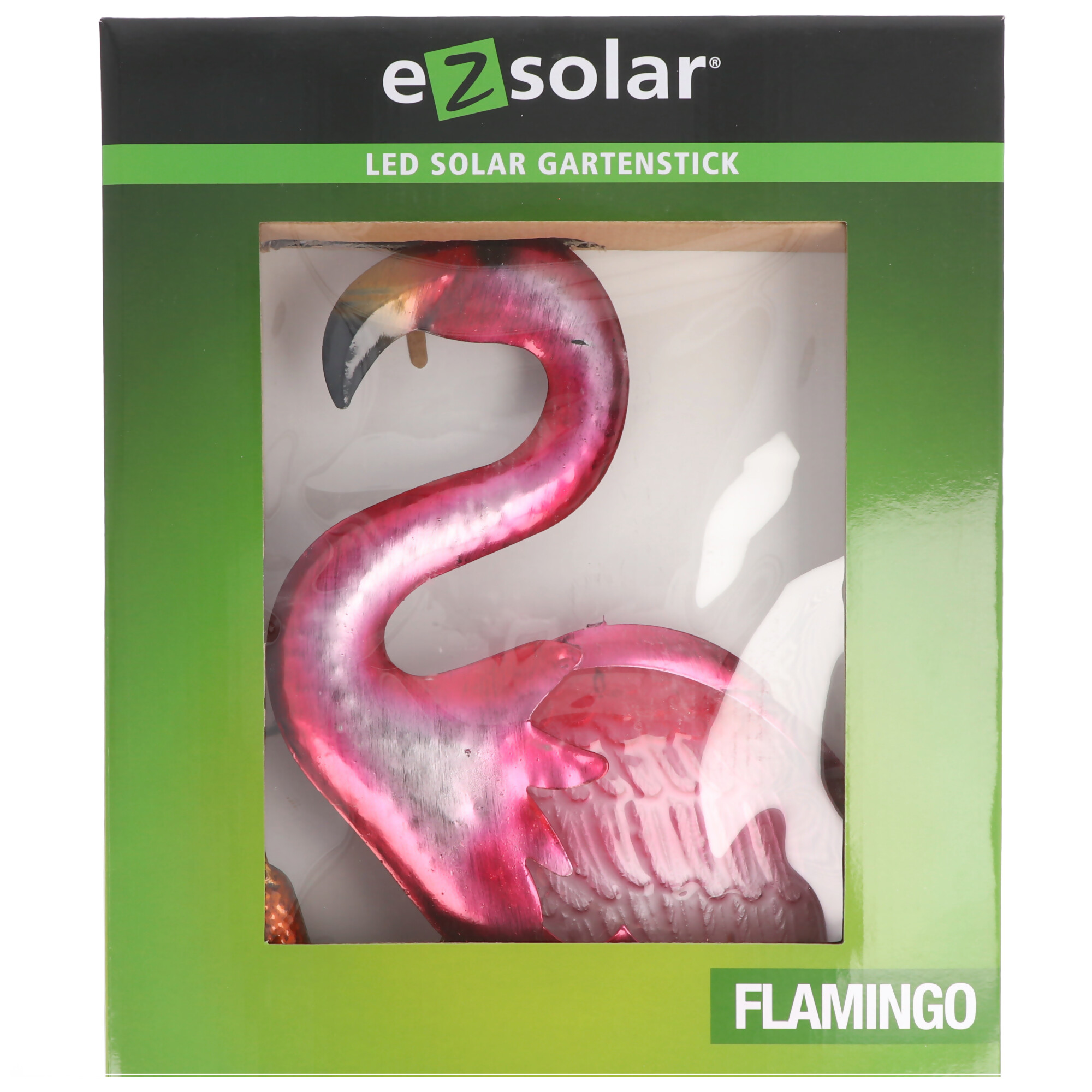 LED-Flamingo bunte Version mit einer weissen LED bis zu 8 Stunden Leuchtdauer, GL1044EZ, 0884620059774
