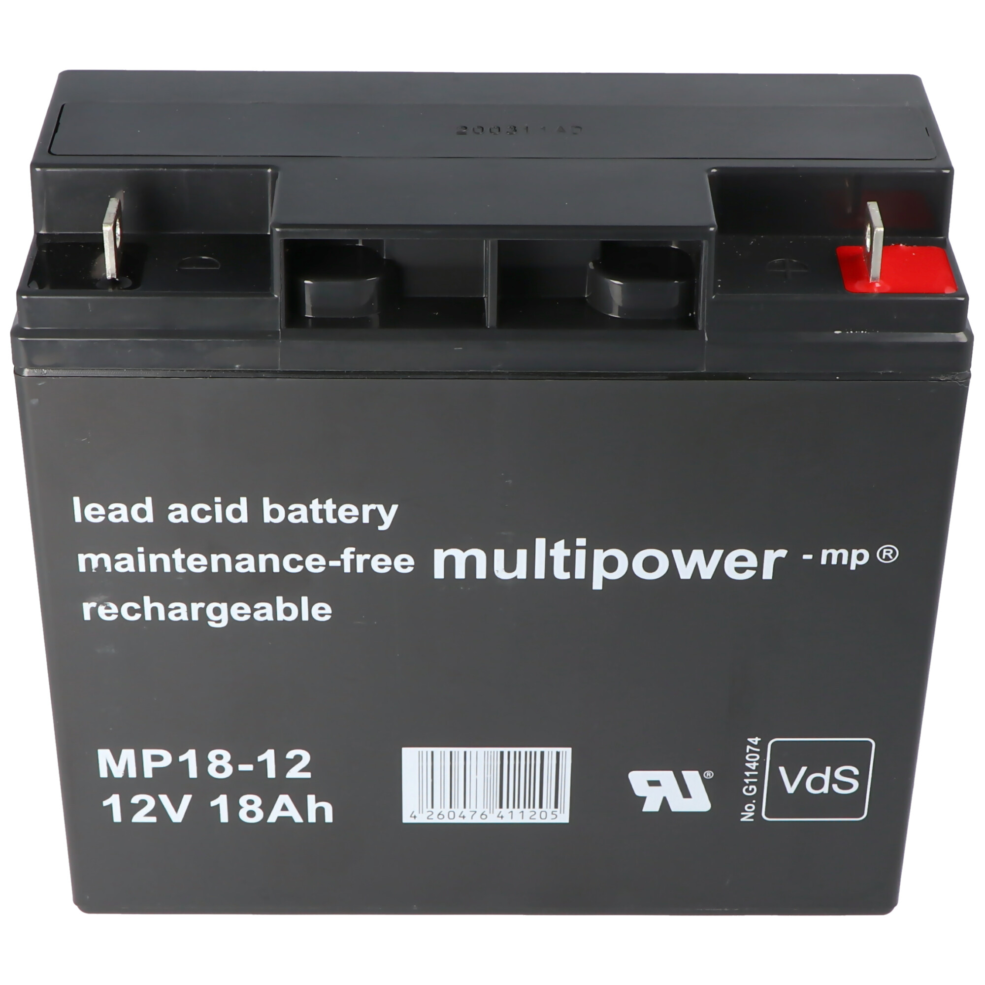 Multipower MP18-12 Blei Akku 12 Volt 18Ah