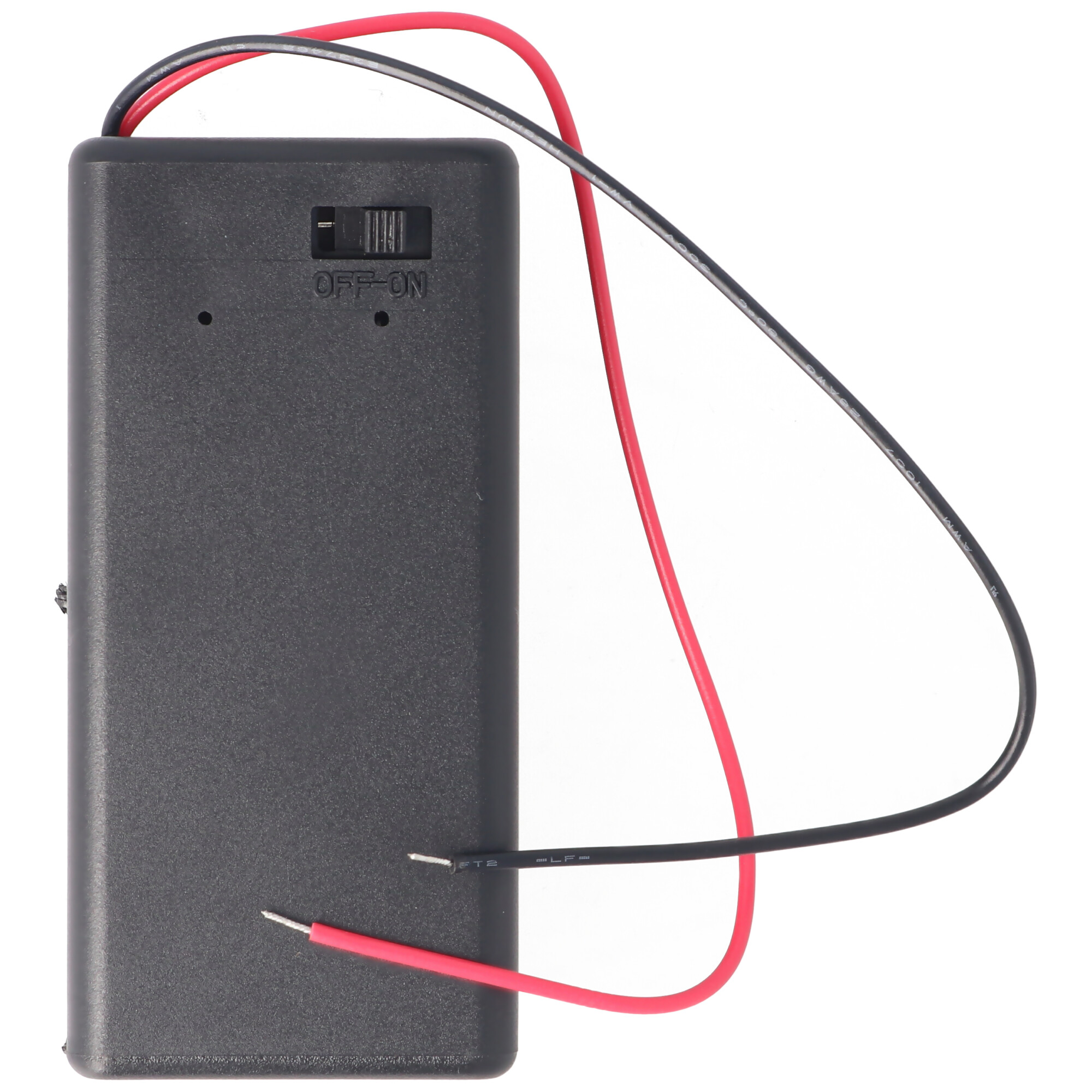 AccuCell Batteriehalter für 1x 9Volt Block mit Ein- und Aus-Schalter