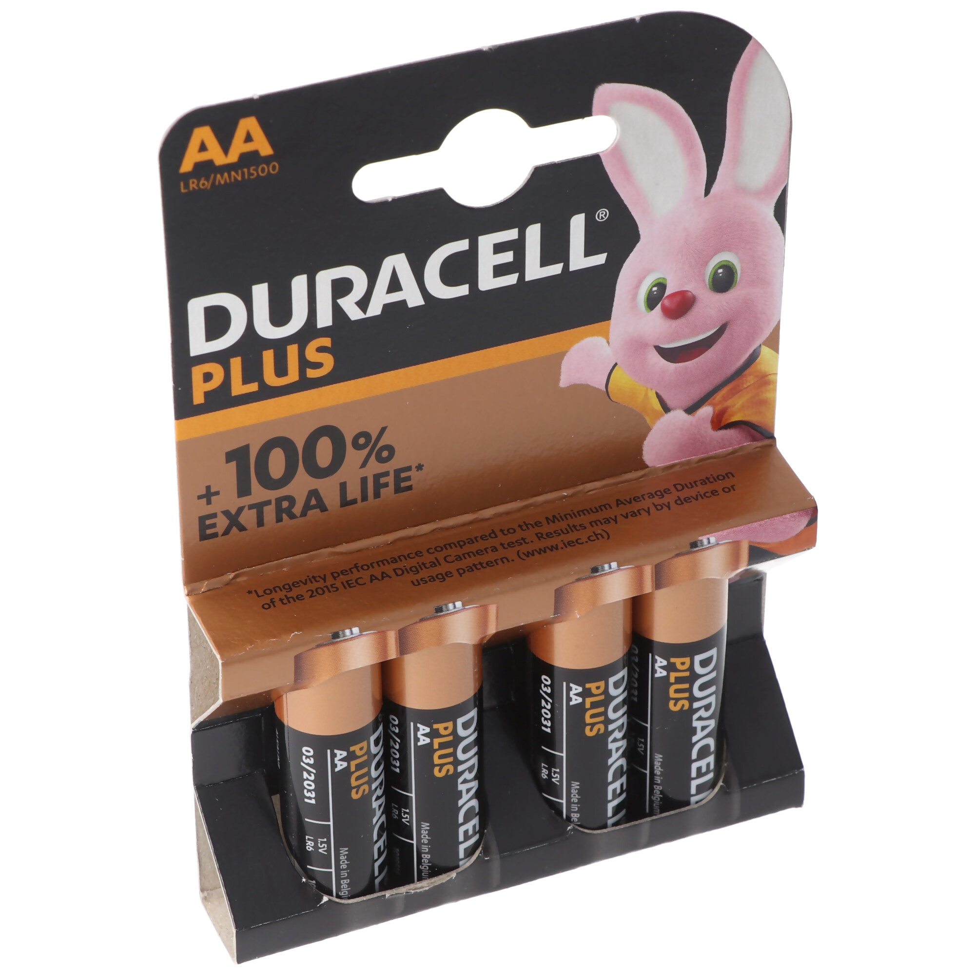 DURACELL Mignon AA LR6 4er Pack Alkaline Batterie 5000394140851