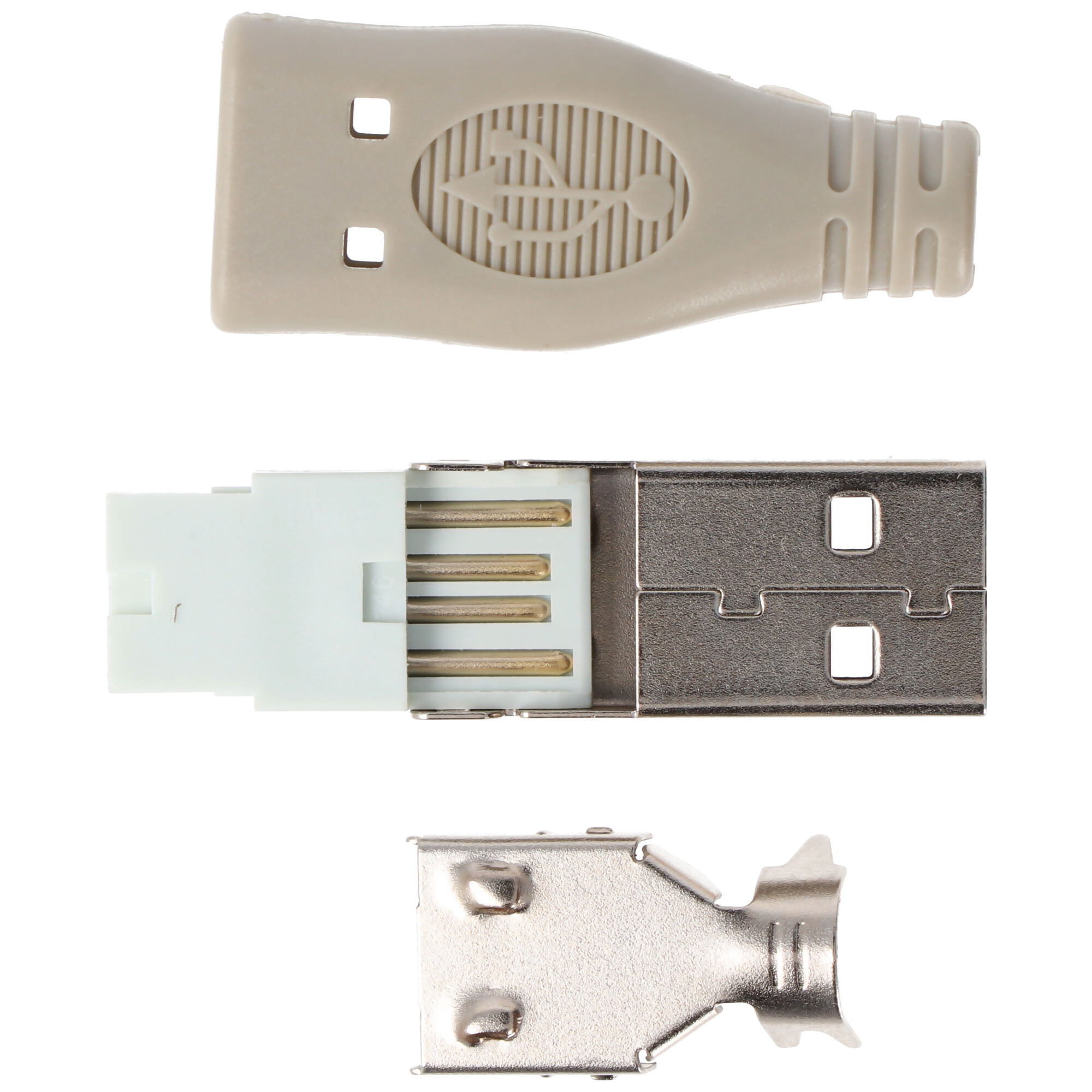 Goobay USB A-Stecker - zum selber löten - ein Stück