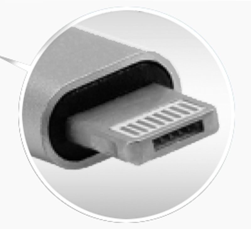3in1 USB Ladeset 100 bis 240 Volt und 12 bzw. 24 Volt, passend für Apple iPhone 7, 6, 5