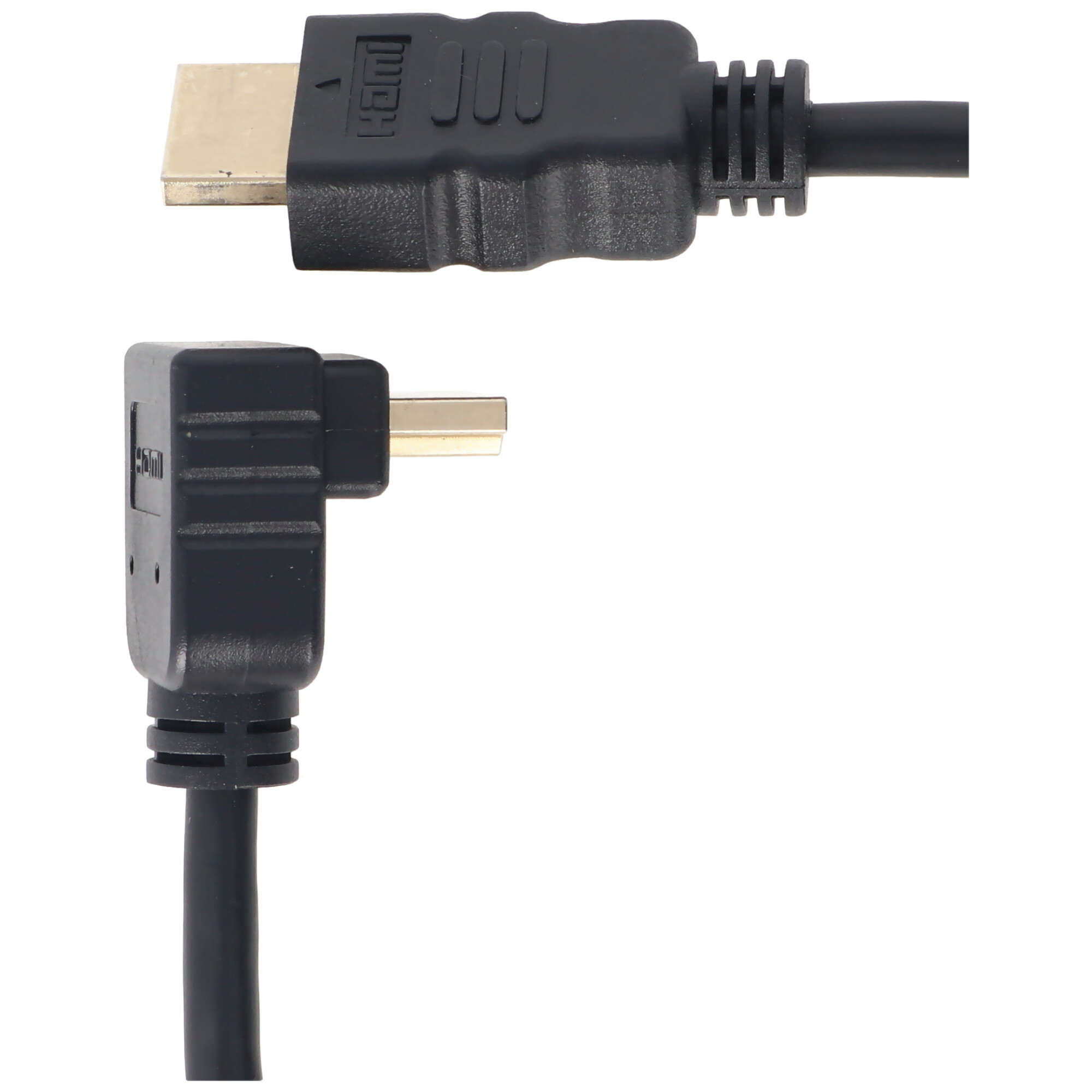 High Speed HDMI™ Kabel mit 270 Grad Stecker, HDMI Kabel mit Ethernet