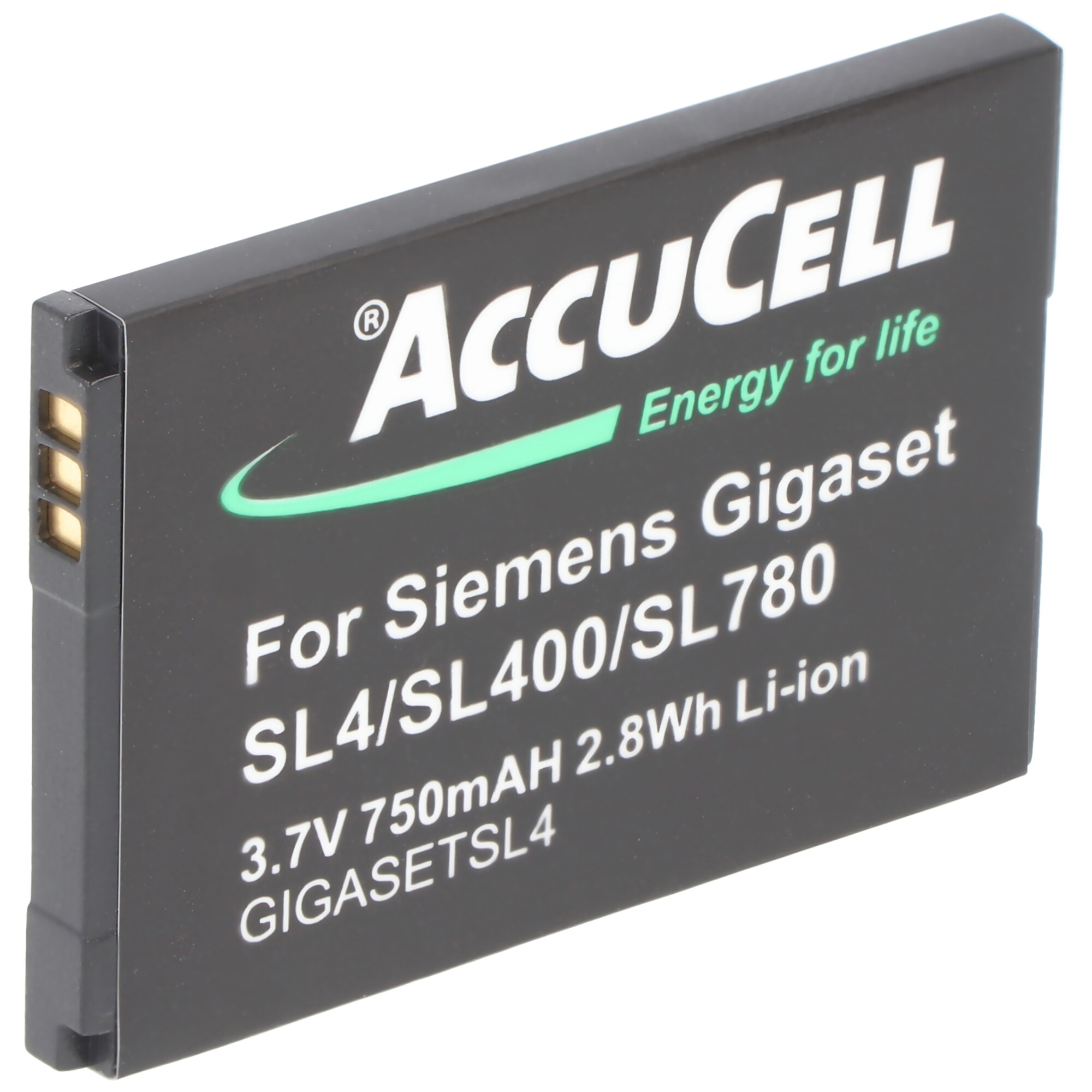 AccuCell Akku passend für Siemens SL4, SL400, SL78, SL780, SL785, SL788