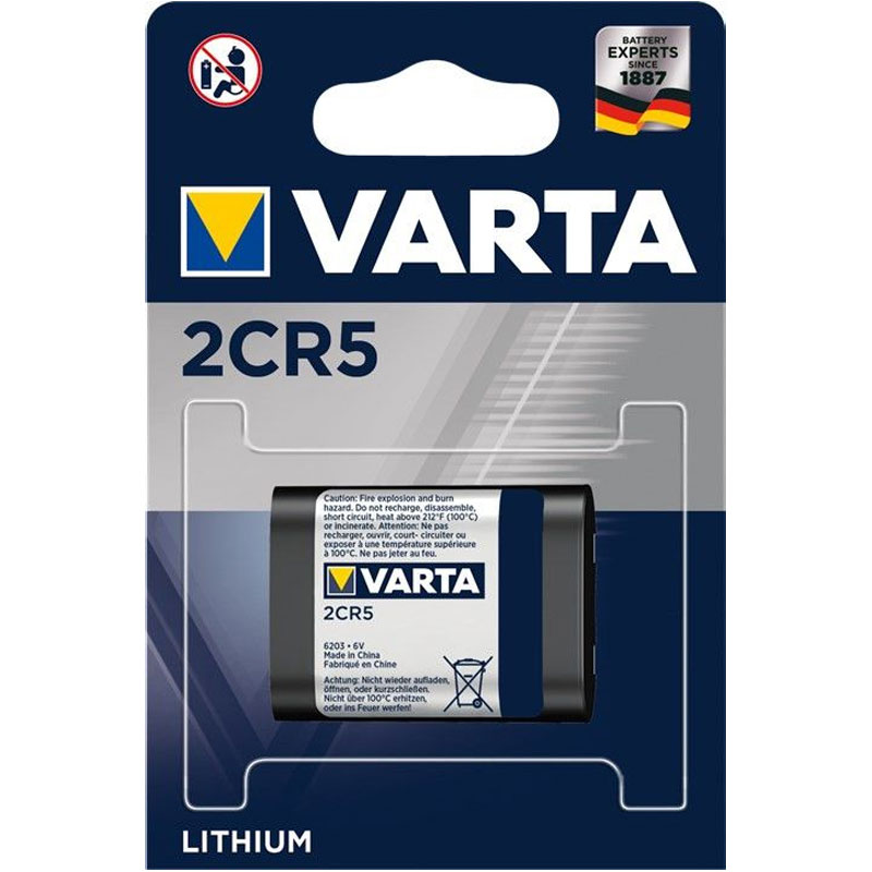 Varta 2CR5 Photo-Lithium Batterie 6203 10er Pack