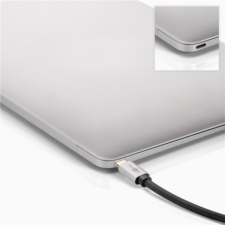 Goobay Adapterkabel USB-C™ auf DisplayPort, 2 m - USB-C™-Stecker > DisplayPort-Stecker