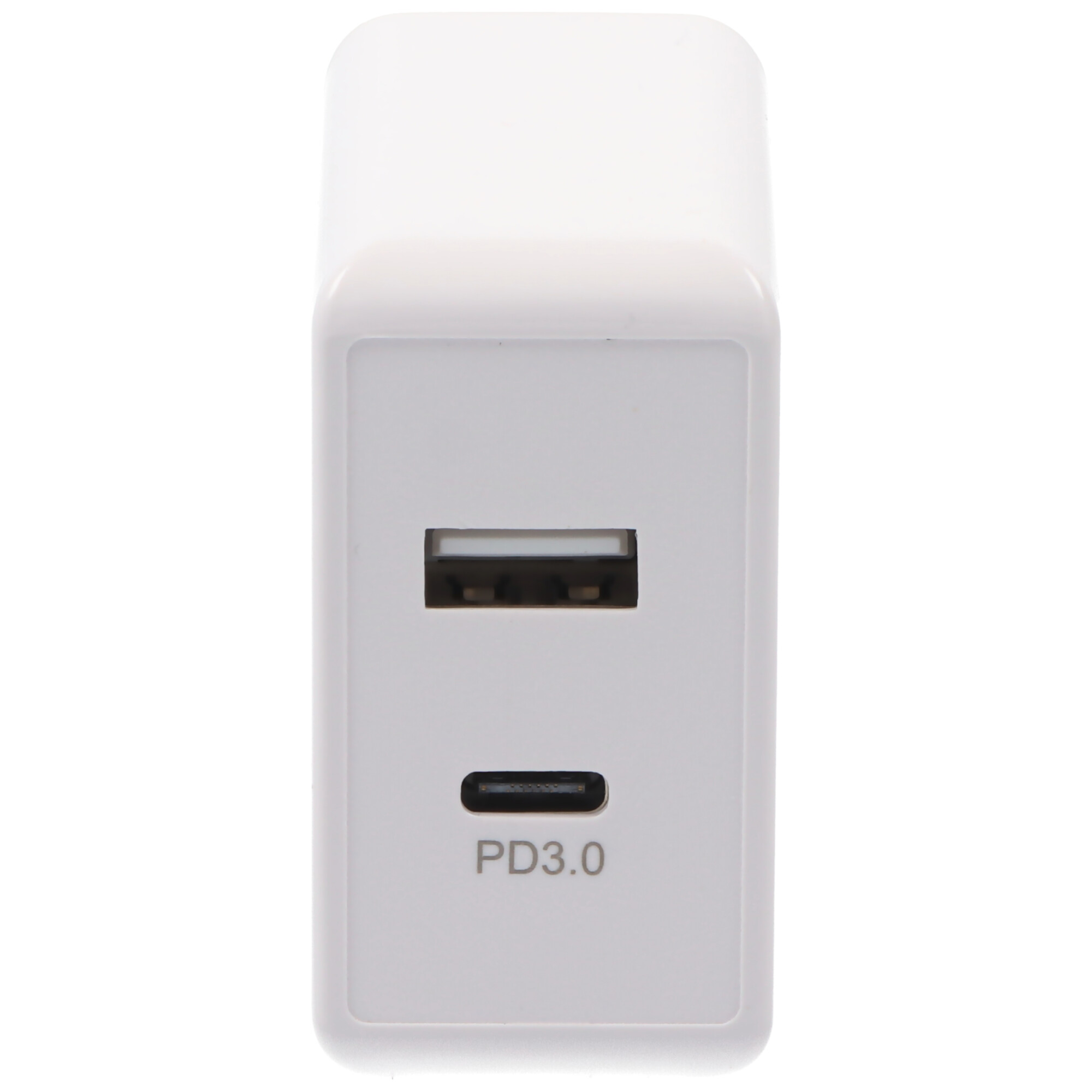 Goobay Dual USB-C™ PD (Power Delivery) Schnellladegerät (28W) weiß - geeignet für Geräte mit USB-C™ (Power Delivery) 18W oder herkömmlichen USB-A Anschluss 10W wie z.B. iPhone 12