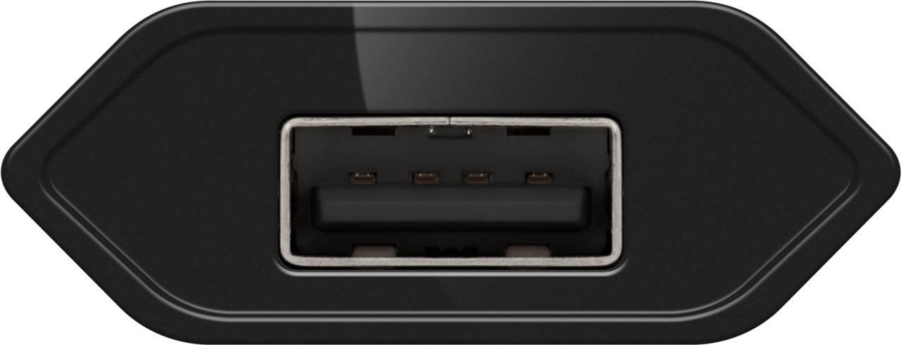 Goobay Micro USB-Ladeset 1 A - Netzteil mit Micro USB Kabel 1m (Schwarz)