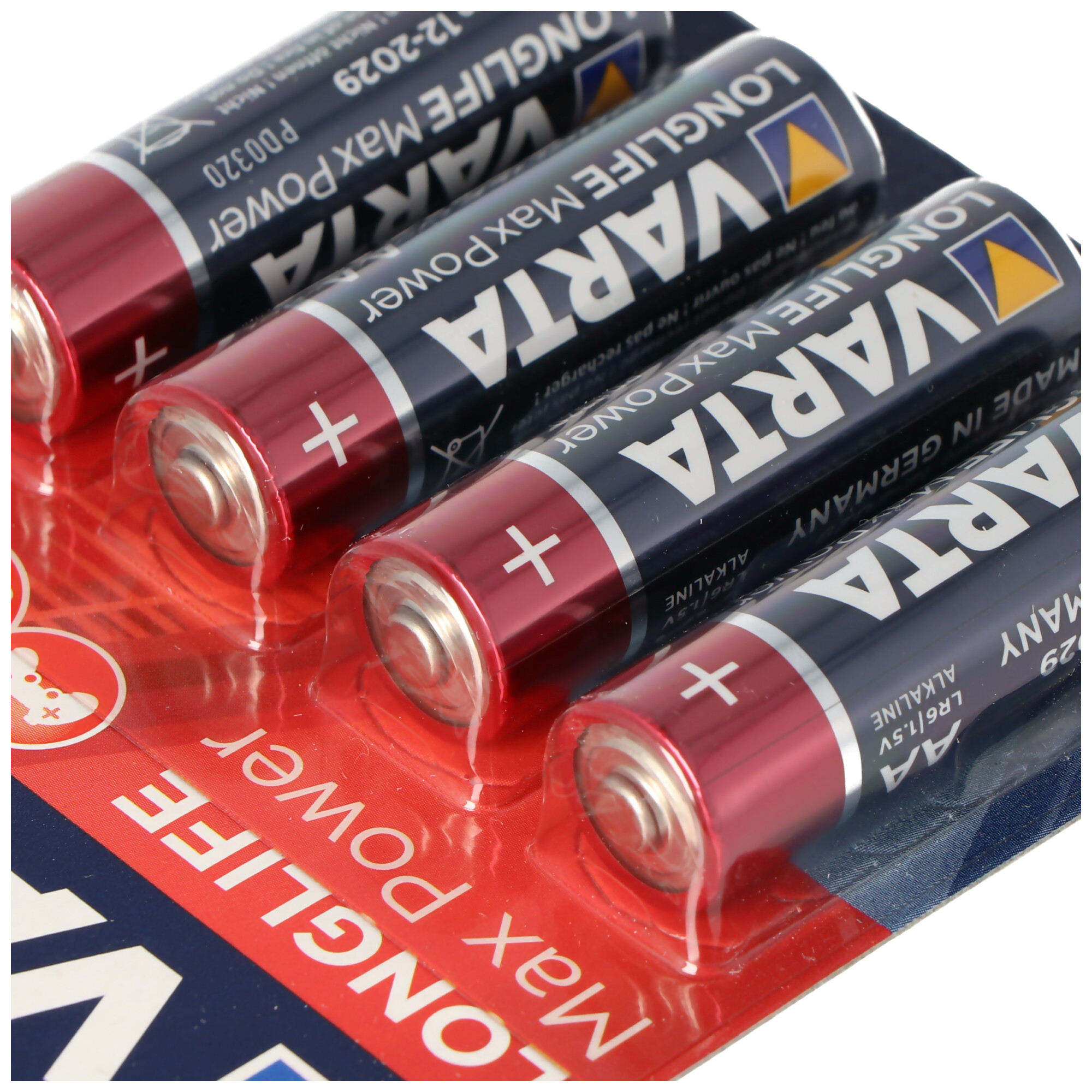 Varta Longlife Max Power (ehem. Max-Tech) 4706 Mignon AA Batterie 4-er Blister