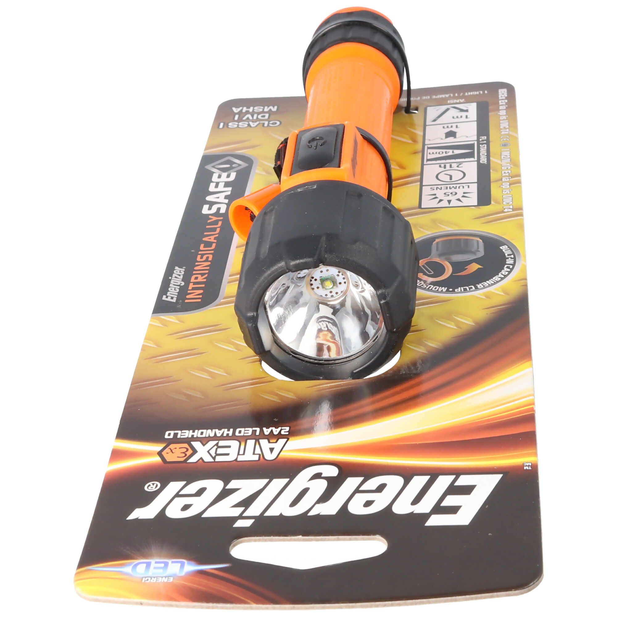 Energizer ATEX 2AA LED-Taschenlampe Ex-geschützt Zone 1 für 2 Mignon AA Batterien