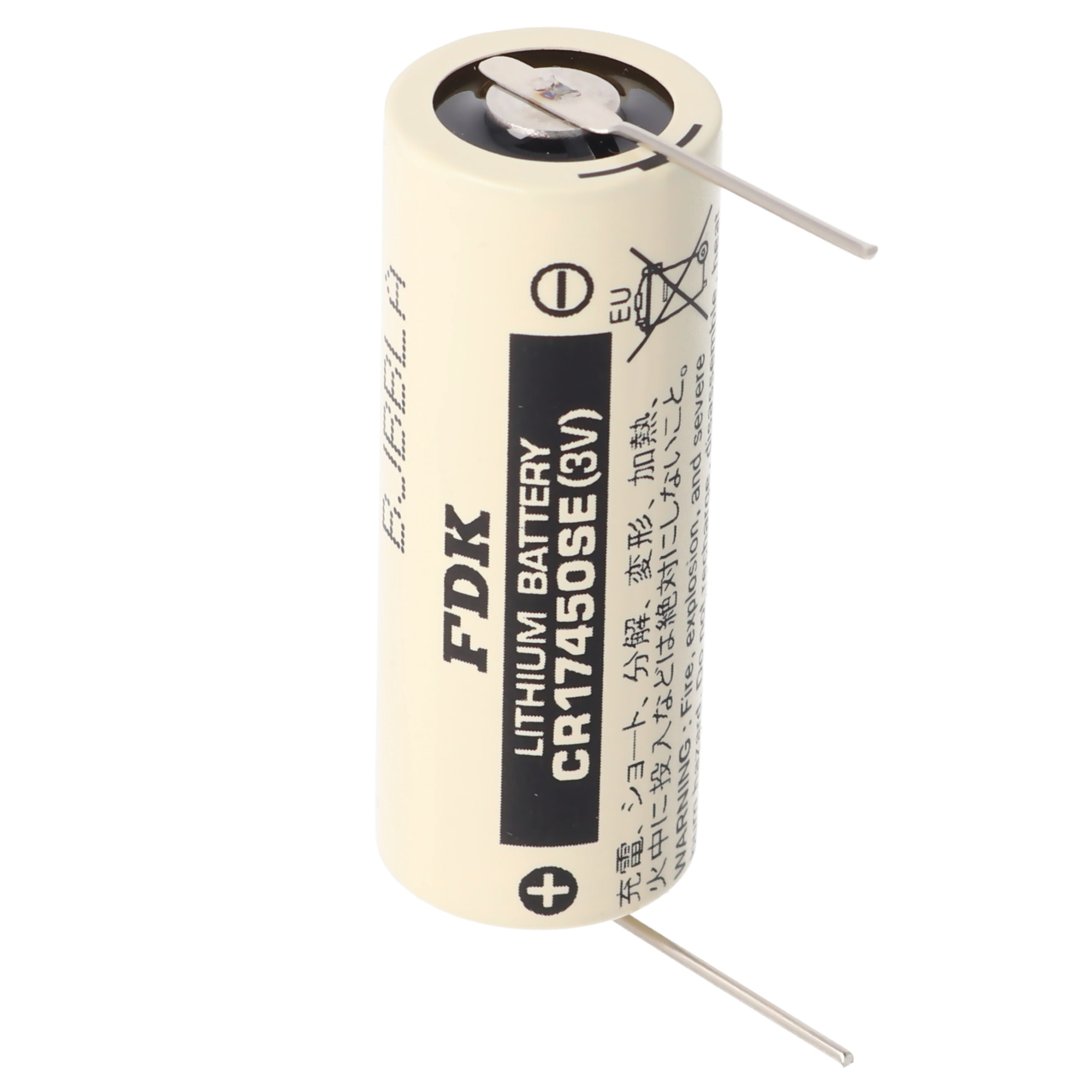 Sanyo Lithium Batterie CR17450SE Size A, mit Lötpadel, Neu von FDK